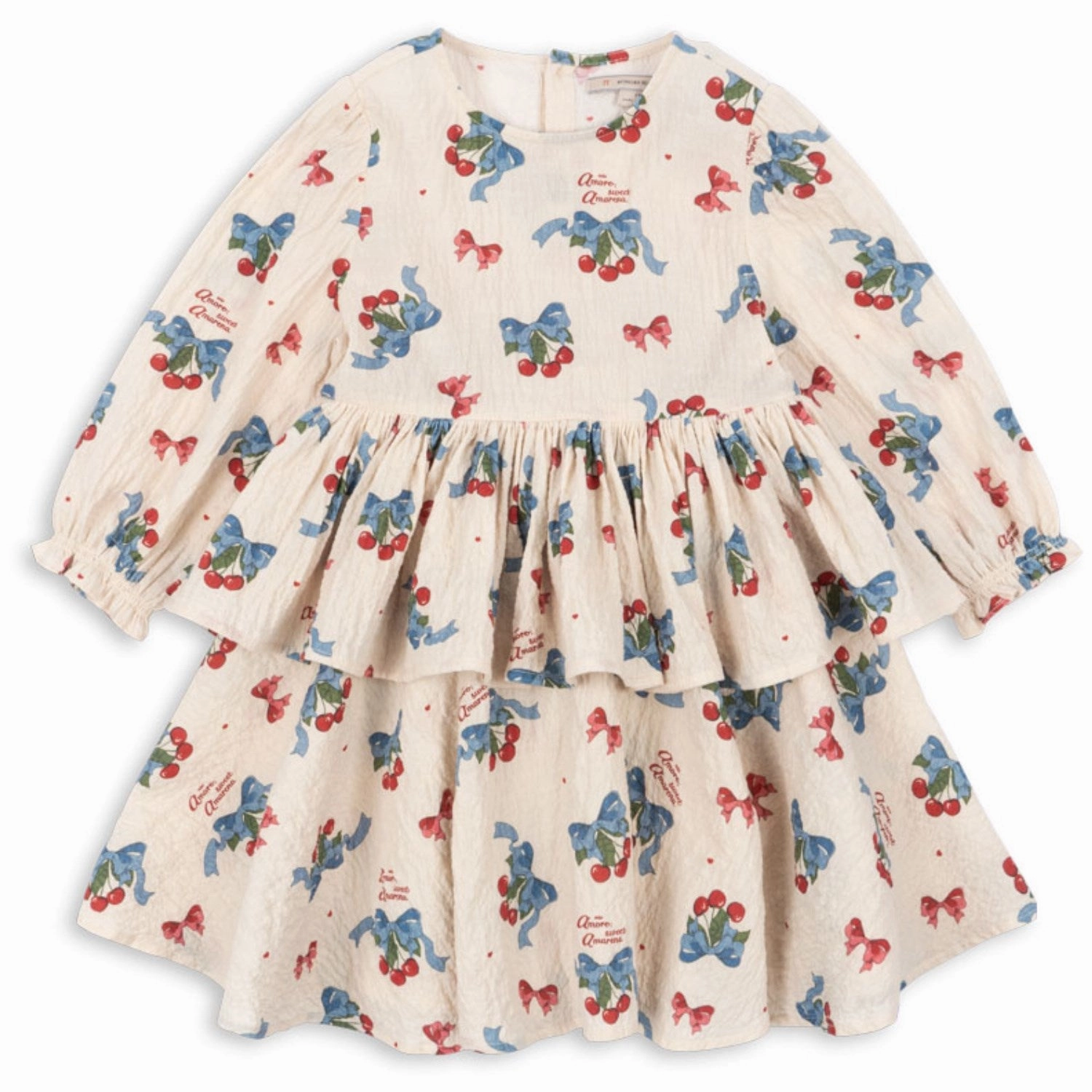 Glossy-Finish Konges Sl?jd Amarena Elin Dress GOTS