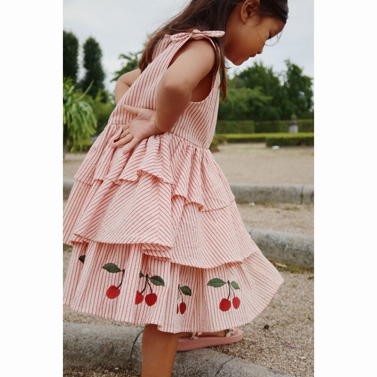 Konges Sl?jd Amour Stripe Ellie Dress Smooth Mood Modern Staple