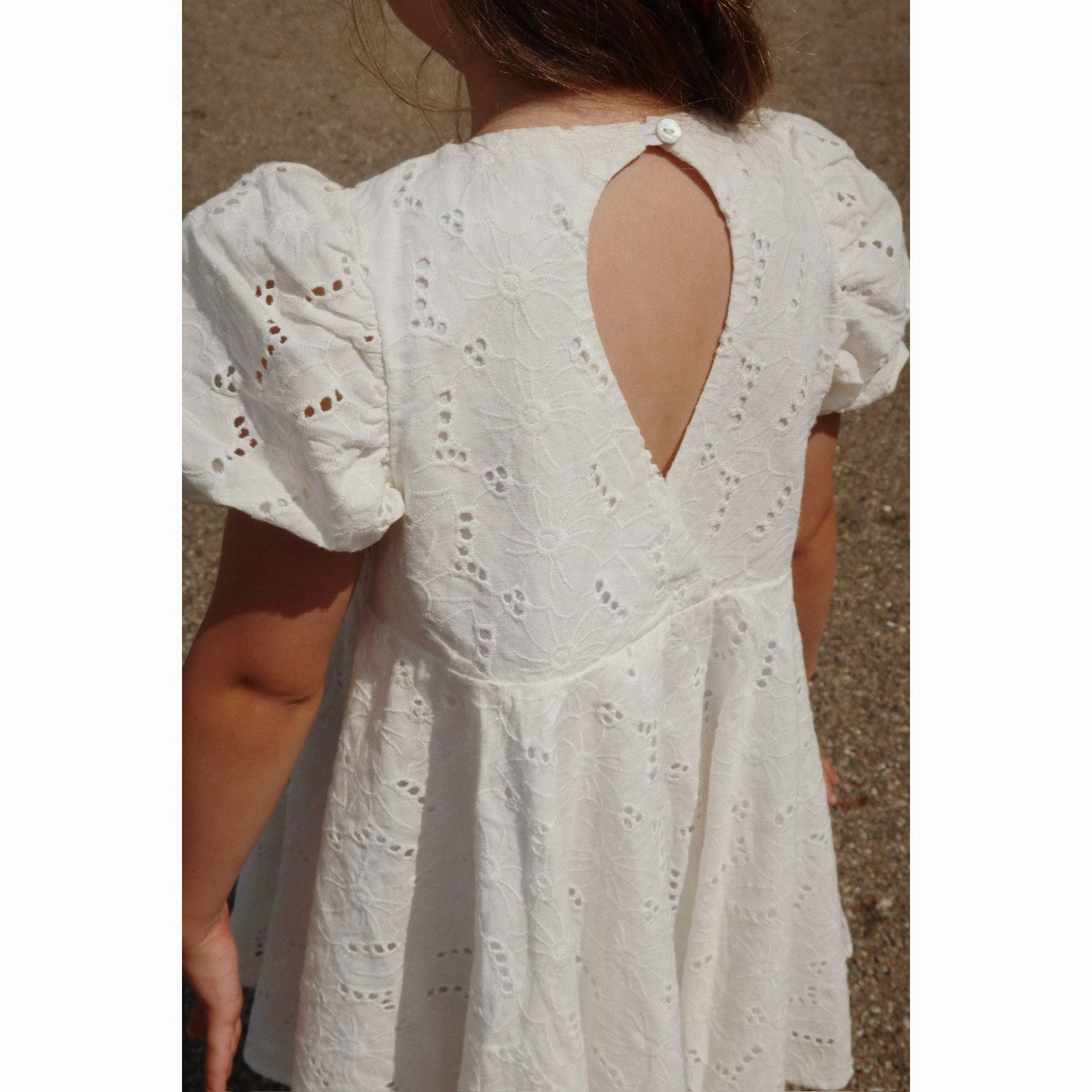 Konges Sl?jd Antique White Glaise Dress Gots Spring-Season
