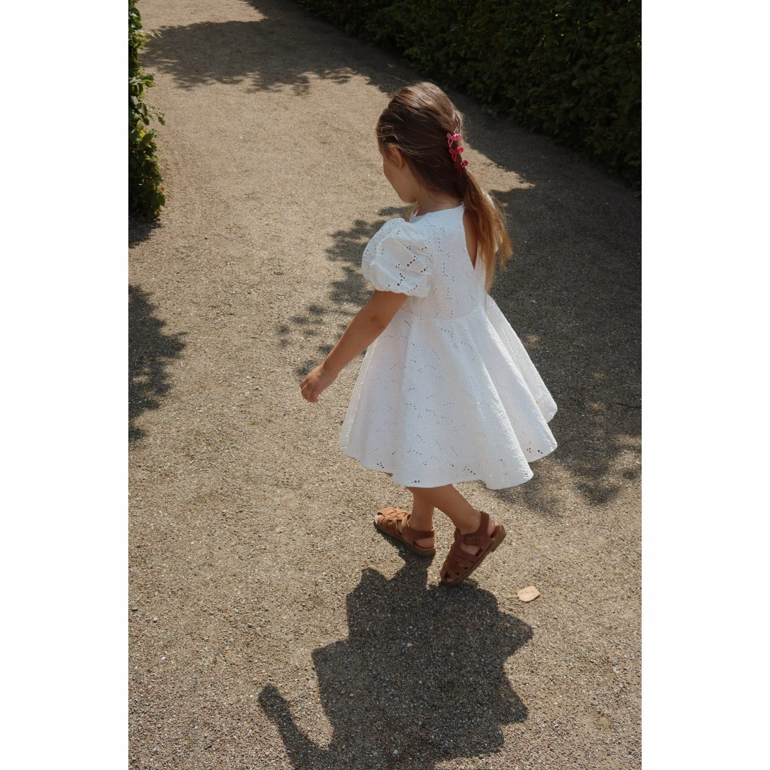 Konges Sl?jd Antique White Glaise Dress Gots Chic beachwear dress