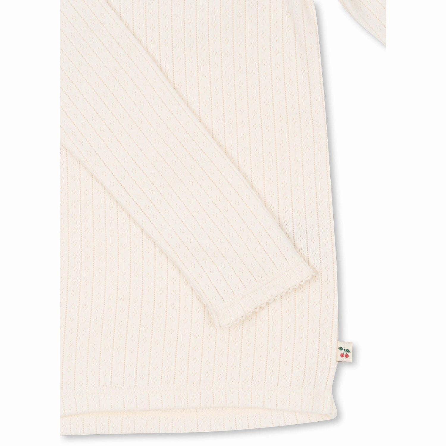 Slim Silhouette Konges Sl?jd Antique White Minnie Blouse GOTS