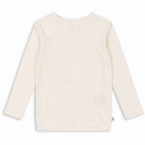 Konges Sl?jd Antique White Minnie Blouse GOTS Unstructured Shoulder