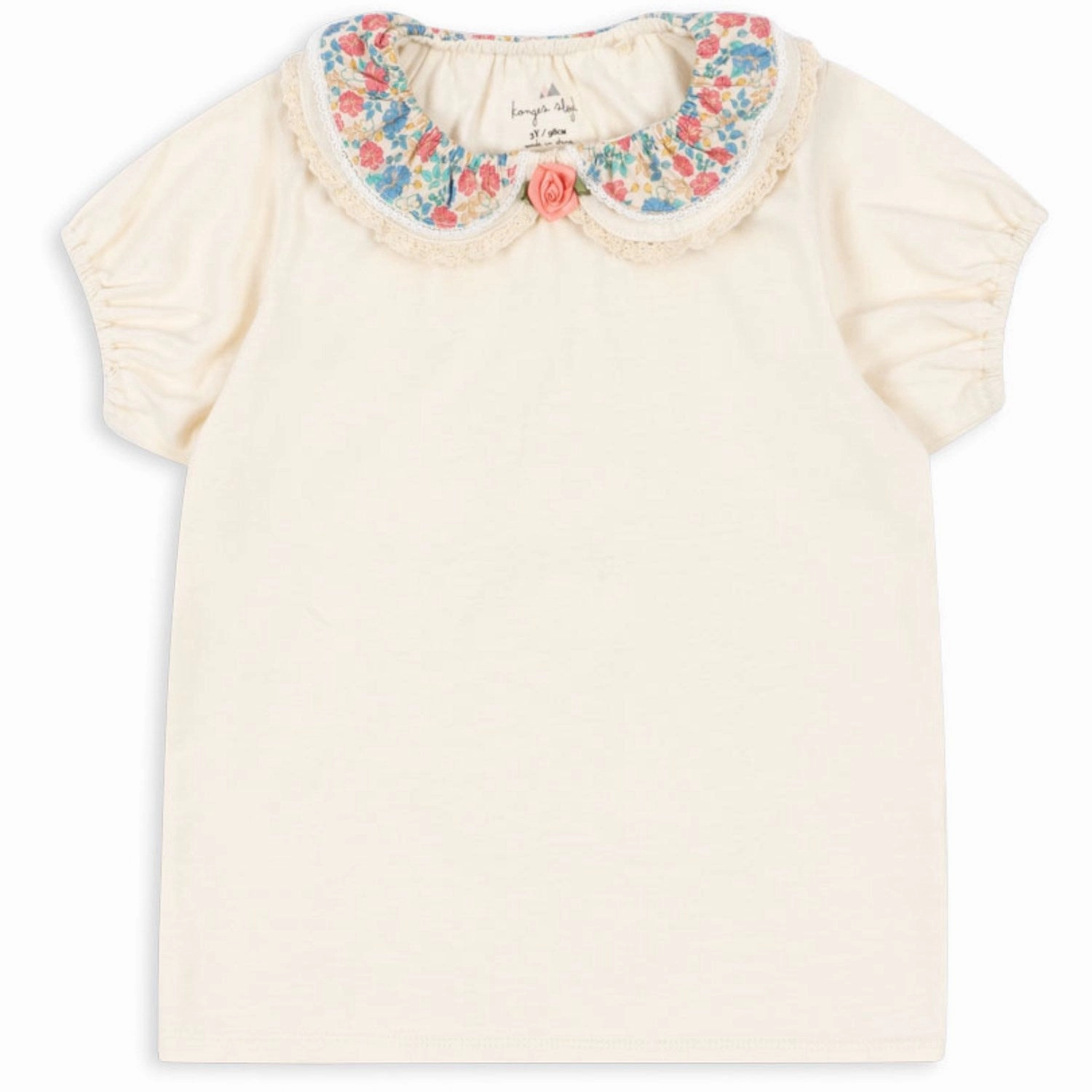 Chic Fit Konges Sl?jd Antique White Pami Tee Gots