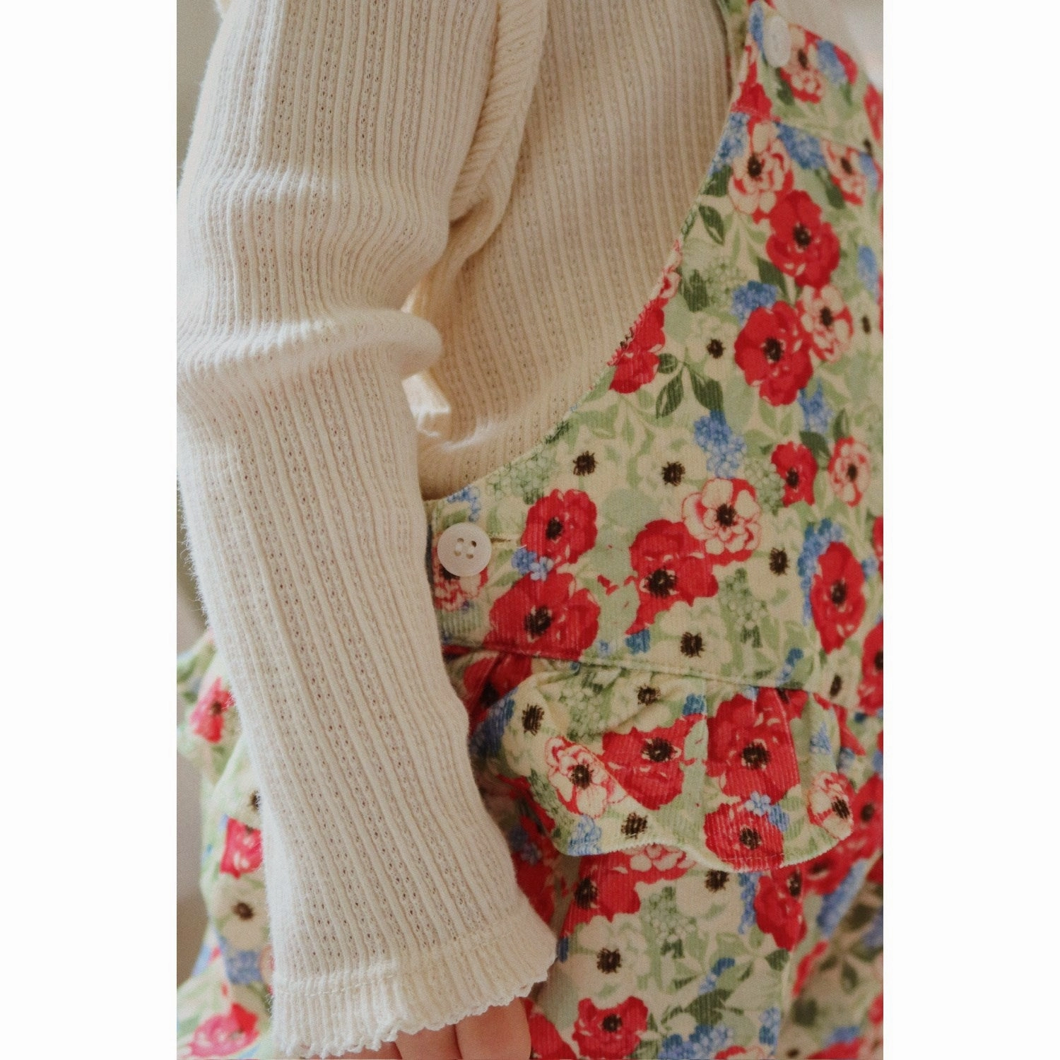 Konges Sl?jd Antique White Papin Blouse GOTS Multi Pocket Utility