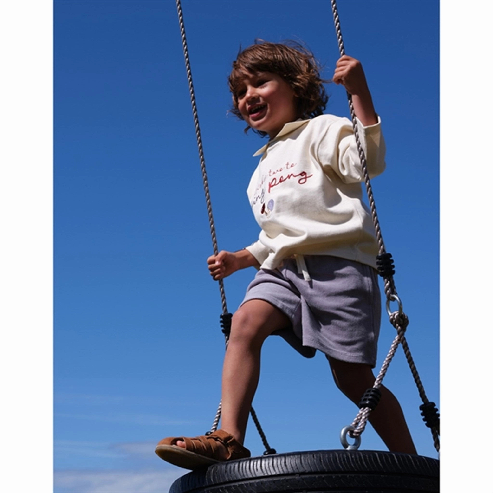 Gym Wear Sophisticated Elegance Konges Sl?jd Antique White Spotty Blouse