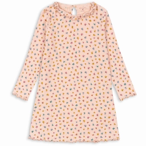 Minimal Aesthetic Travel Fashion Konges Sl?jd Bloomie Blush Nia Dress Gots