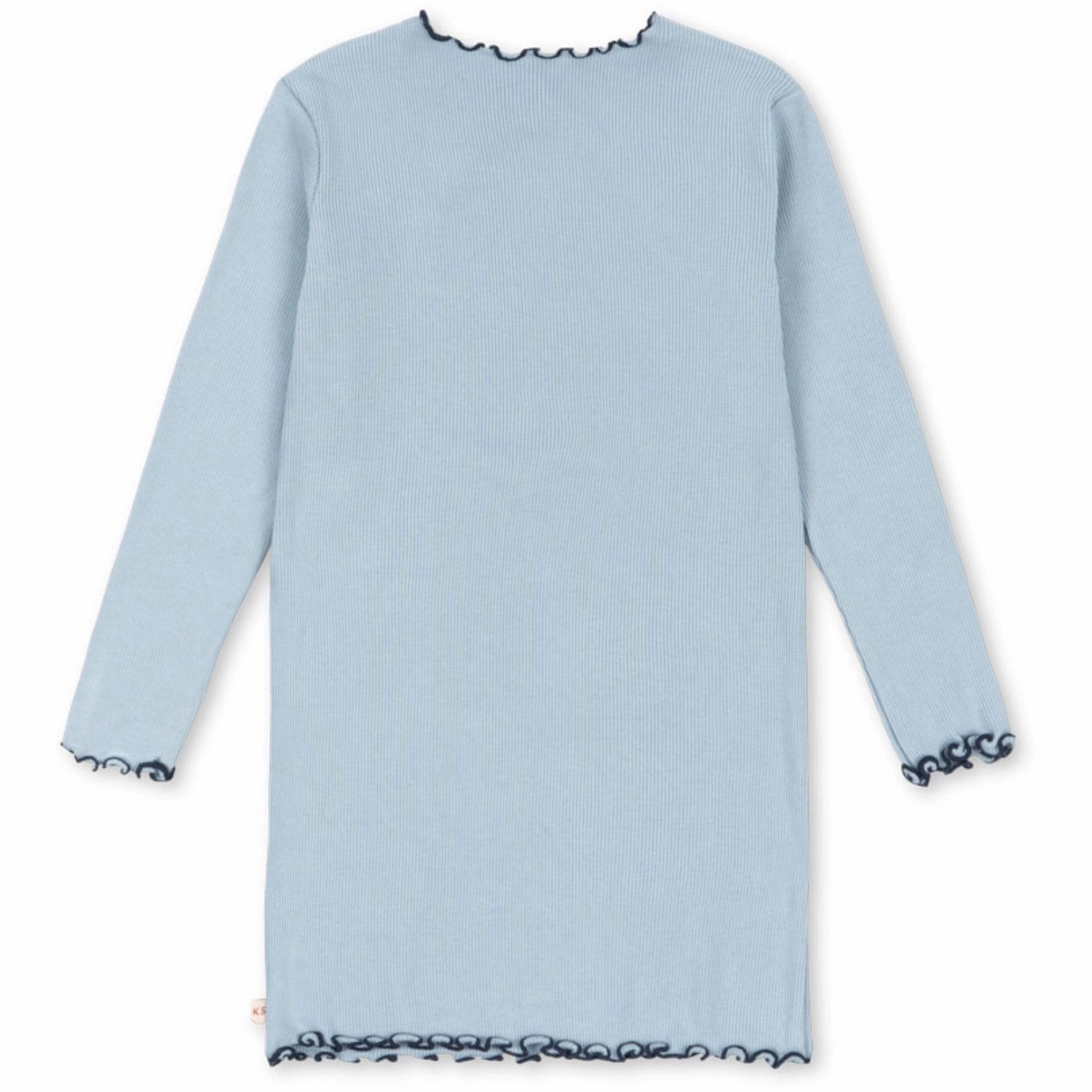 Konges Sl?jd Blue Fog Rivi Rib Dress Ocs Comfortable office piece