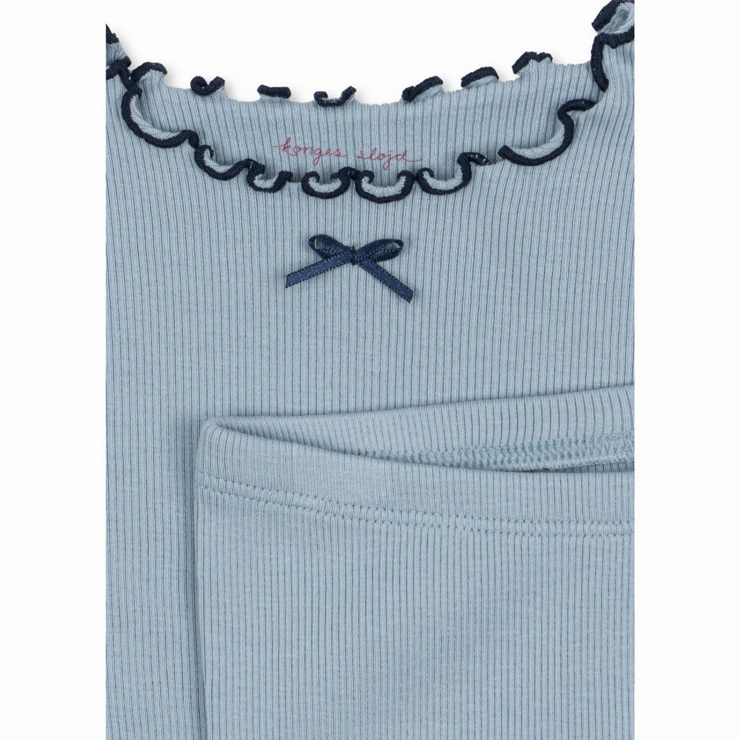 Loose style Konges Sl?jd Blue Fog Rivi Rib Set Ocs