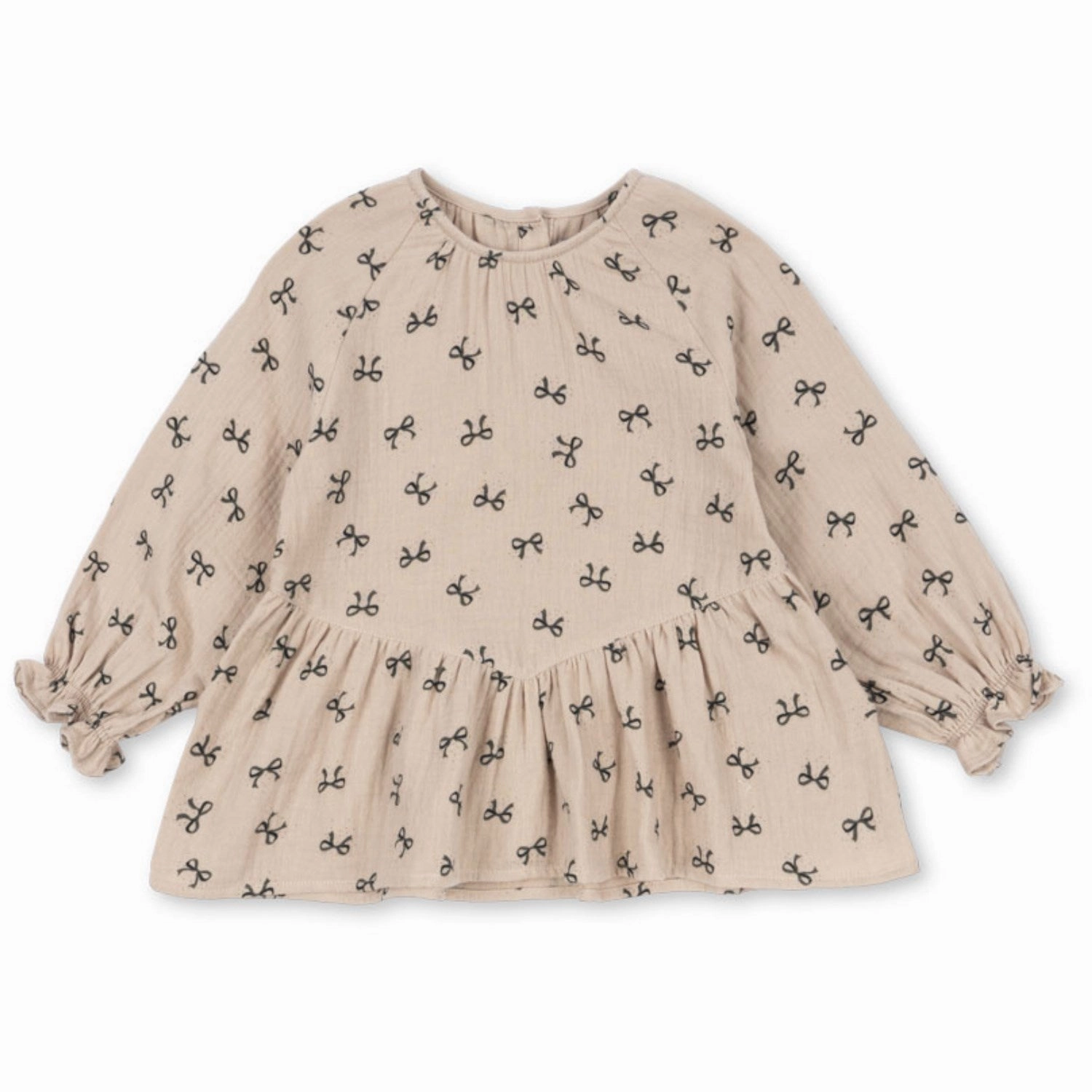 Konges Sl?jd Bow Magnet Coco Blouse GOTS Outdoor Adventure Snag Free Surface