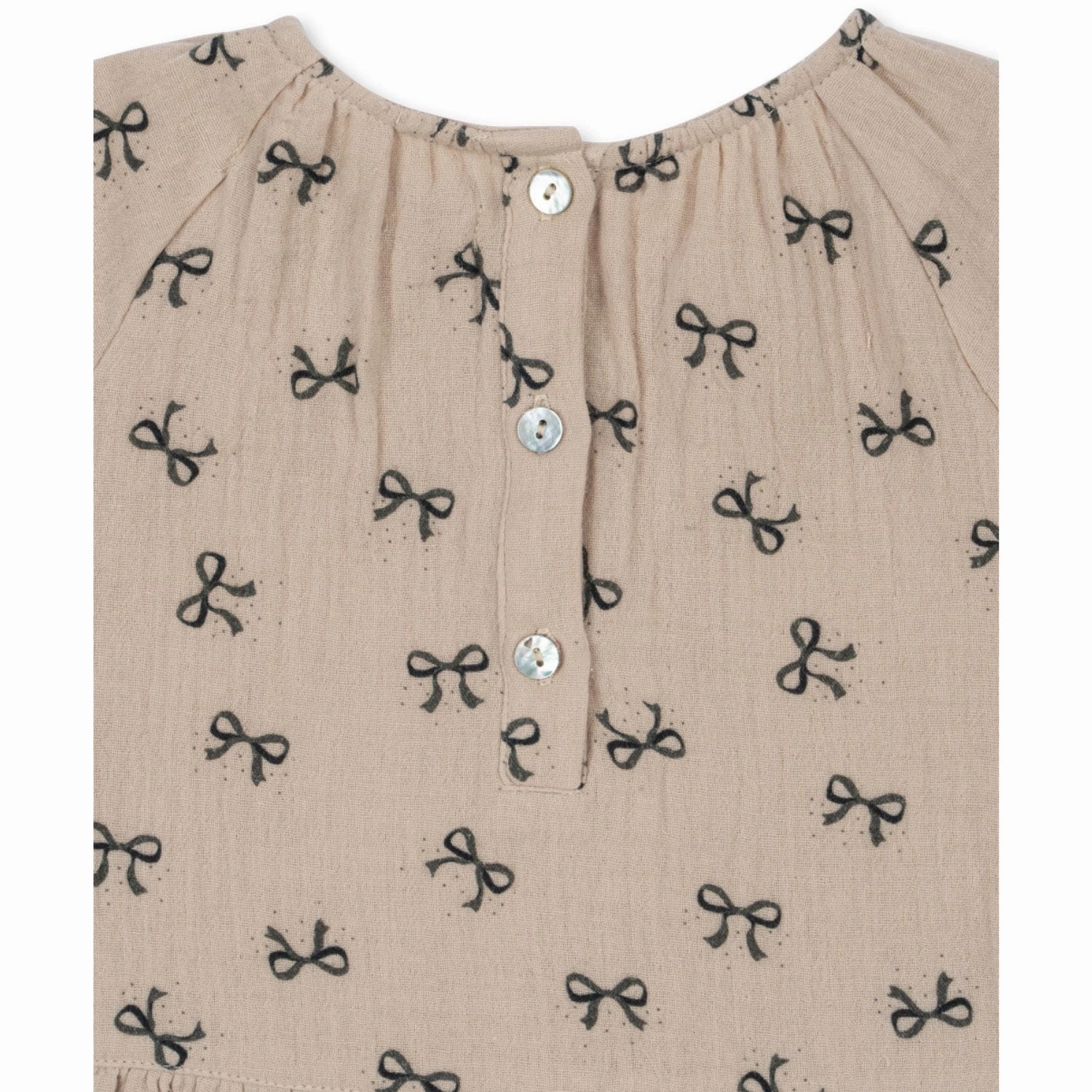 Konges Sl?jd Bow Magnet Coco Blouse GOTS Performance Fabric Multipocket Style