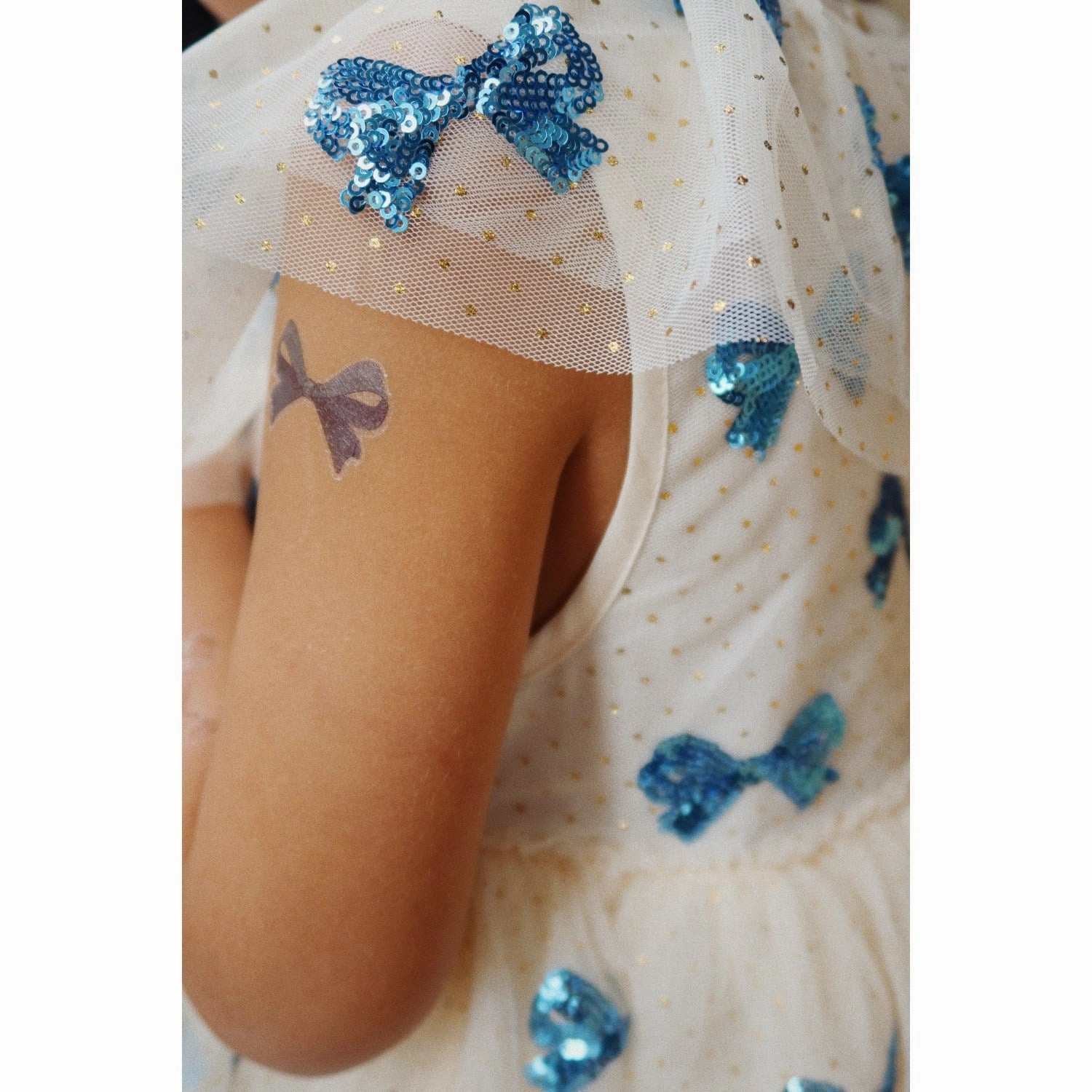 Konges Sl?jd Bowie Blue Yvonne Fairy Dress CrinkleResistantWeave