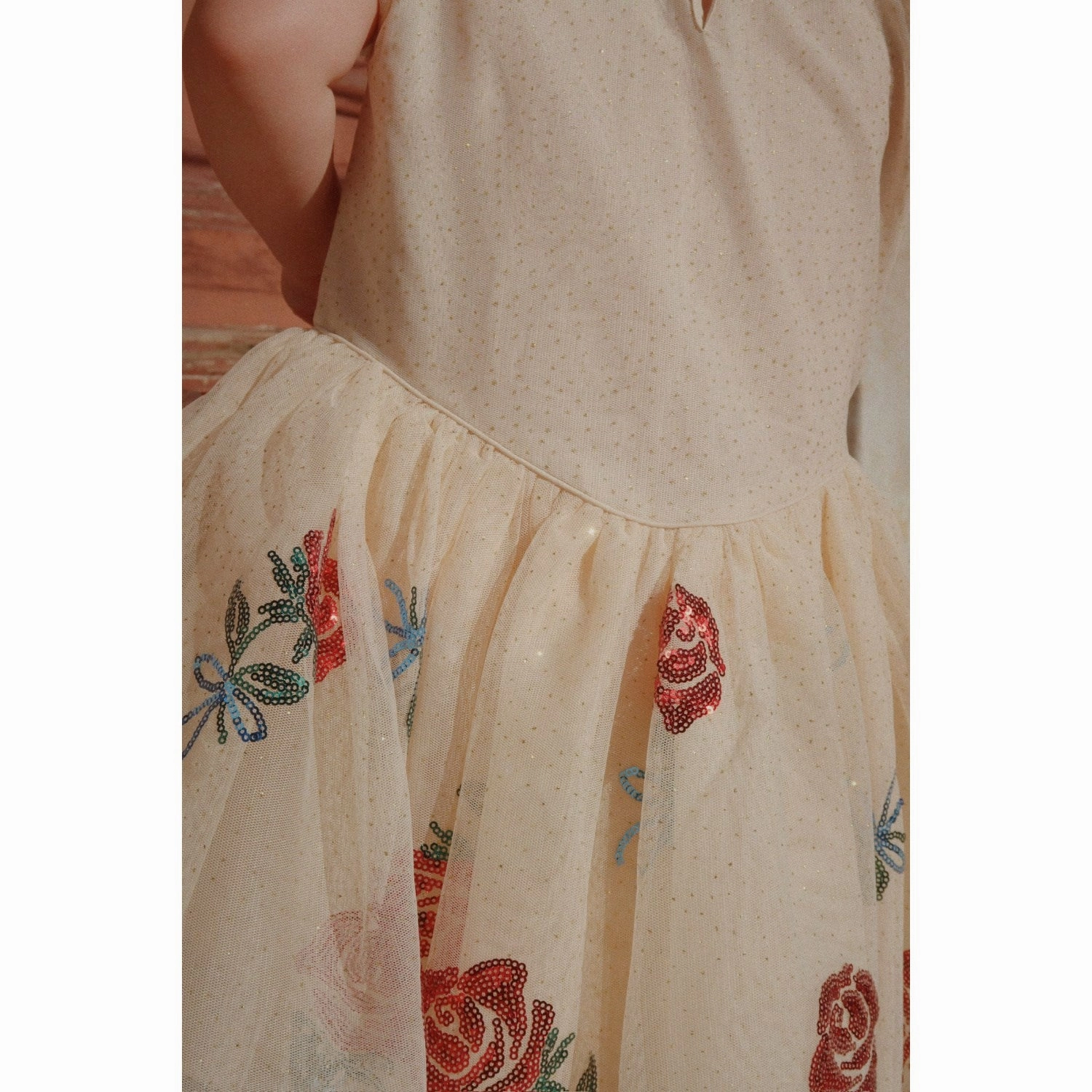 Konges Sl?jd Brazilian Sand RHW X KS Bella Dress Shiny-Lining Flattering Look