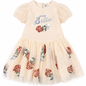 Side Slit Feminine off-the-shoulder gown Konges Sl?jd Brazilian Sand RHW X KS Bella Dress