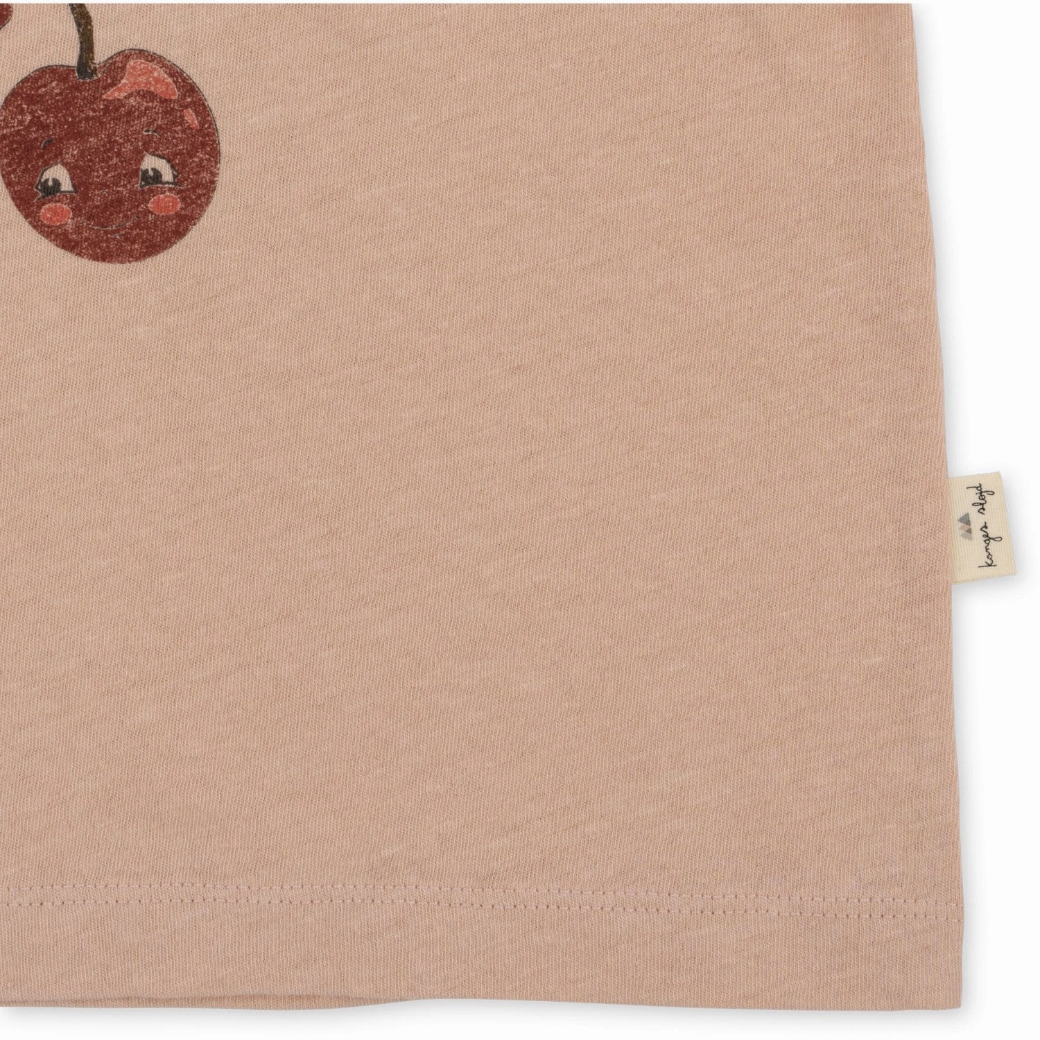 monochromatic Smooth Jersey Texture Konges Sl?jd Cameo Rose Era T-shirt