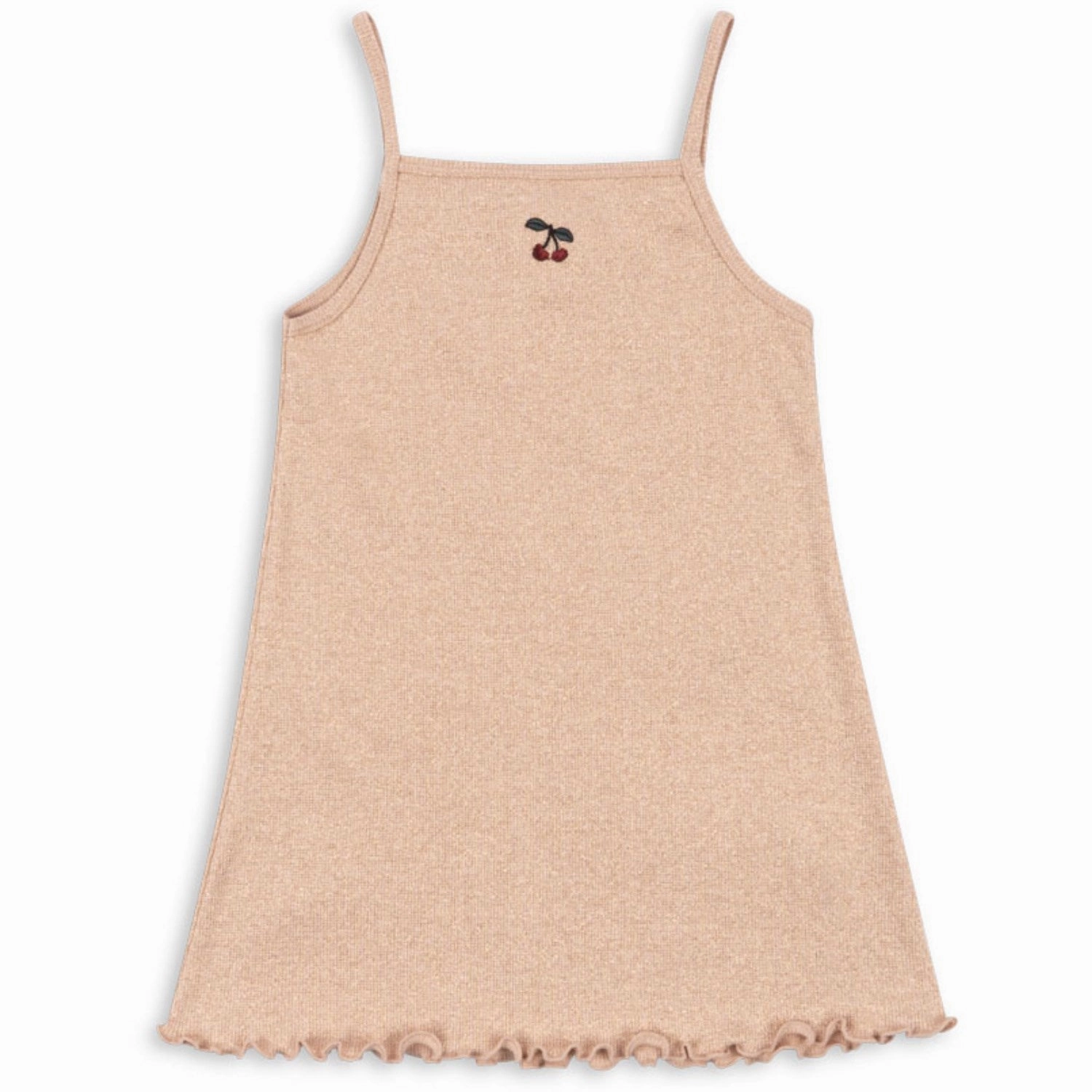 Konges Sl?jd Cameo Rose Roli Strap Dress Puff-Sleeve