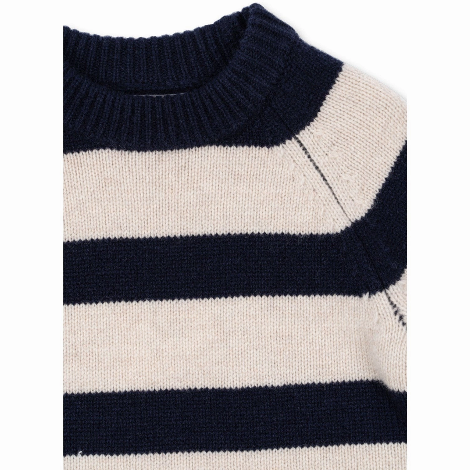 Striped Pattern Konges Sl?jd Captain'S Blue Vitu Knit Blouse