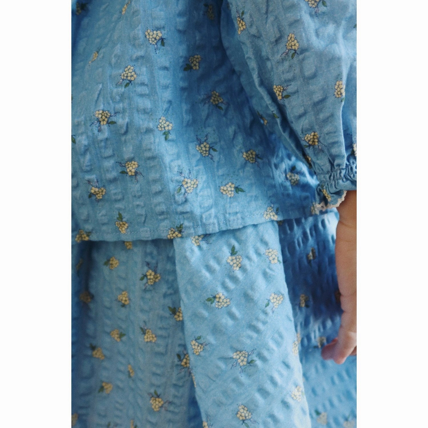 Konges Sl?jd Carlie Blue Kim Frill Blouse Gots Trendsetting Style