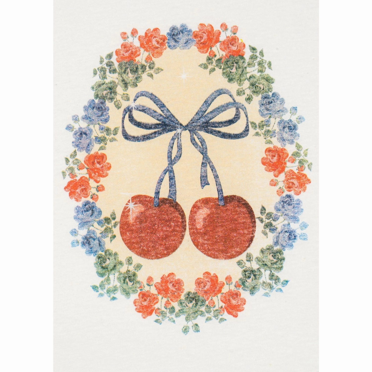 Everyday Casual Konges Sl?jd Cherry Bow Era Tee Ocs