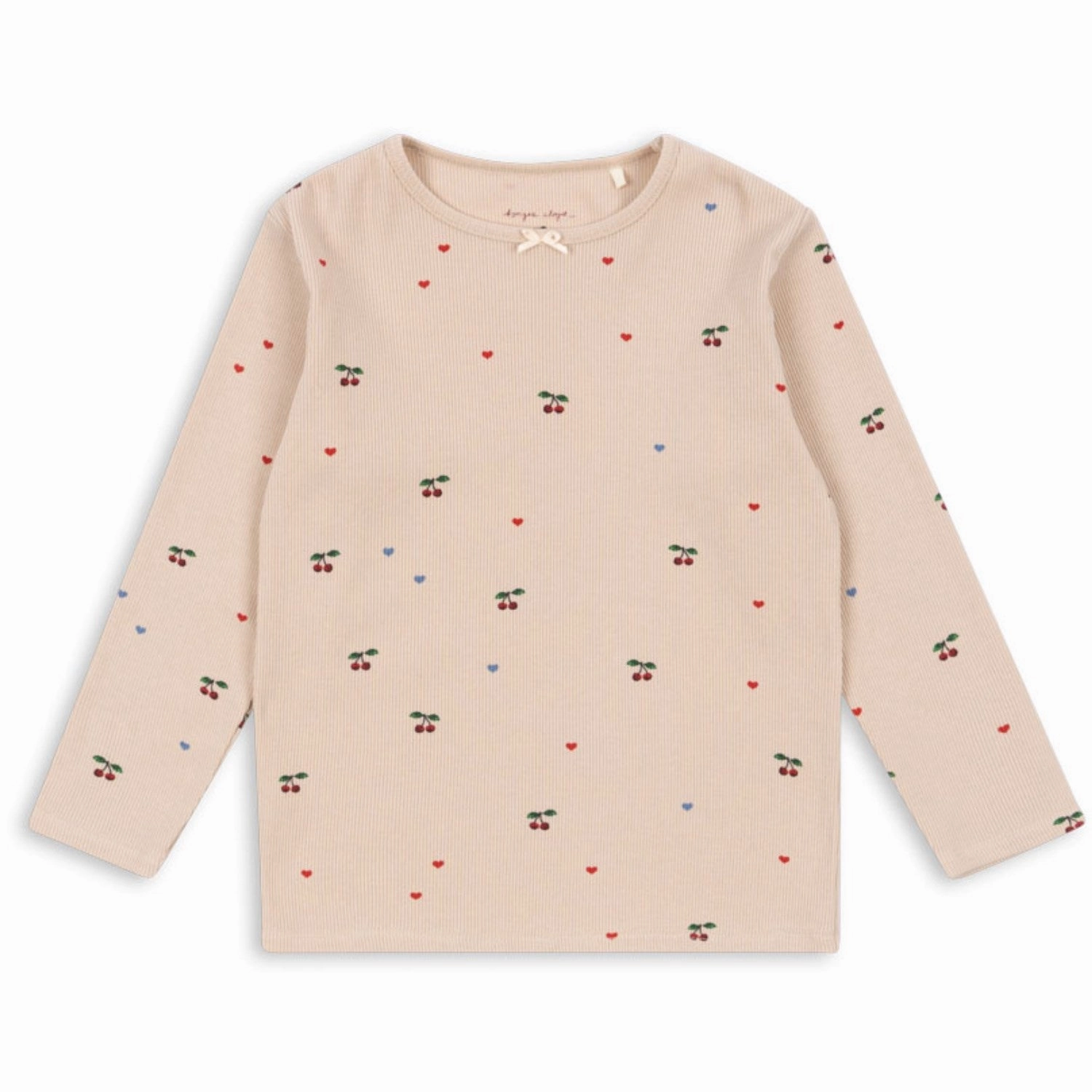 Neutral Tones Konges Sl?jd Cherry Coeur Blush Ella Ls Tee GOTS