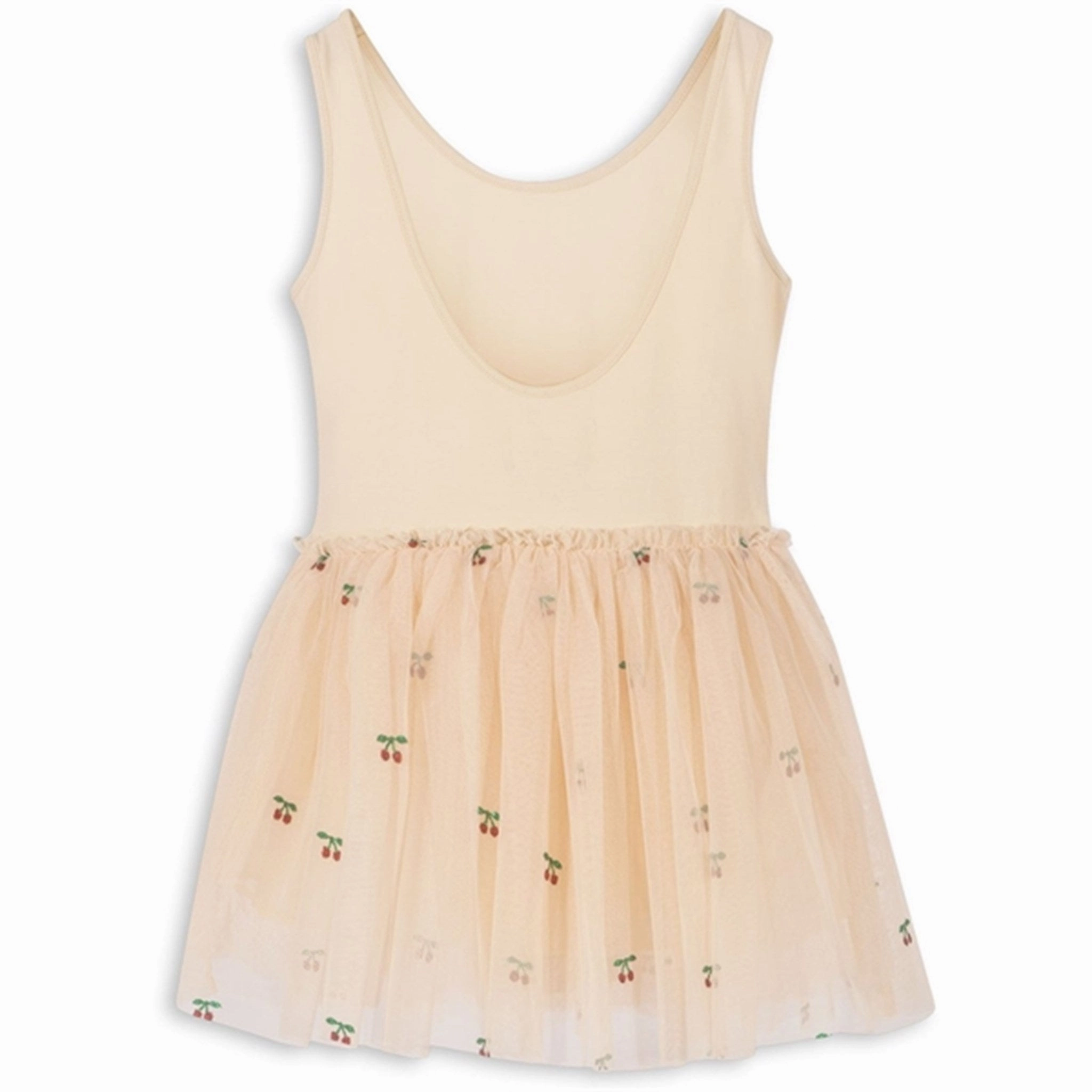 Konges Sl?jd Cherry Glitter Feya Ballerina Strop Dress Fashion-forward day dress Pure Color