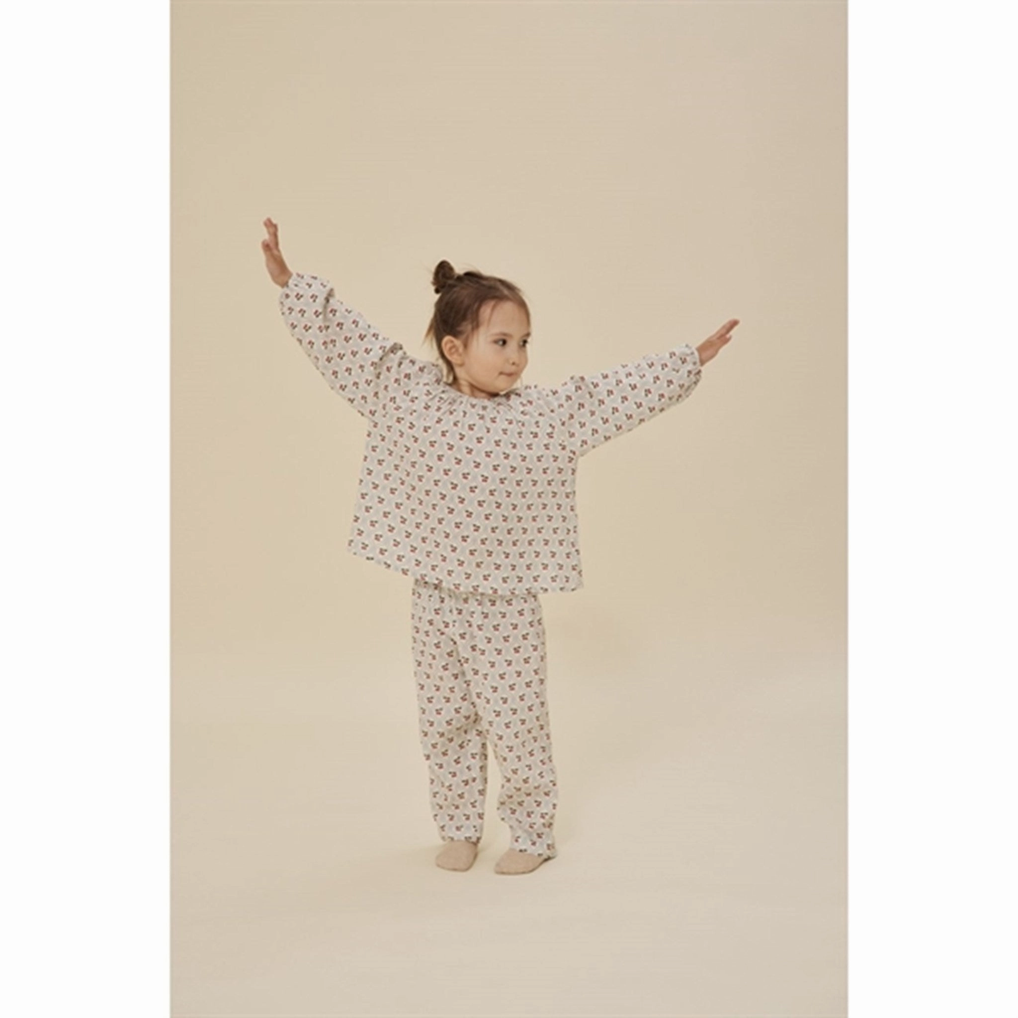 No Bulk Layering System Konges Sl?jd Cherry Motif Coco Blouse