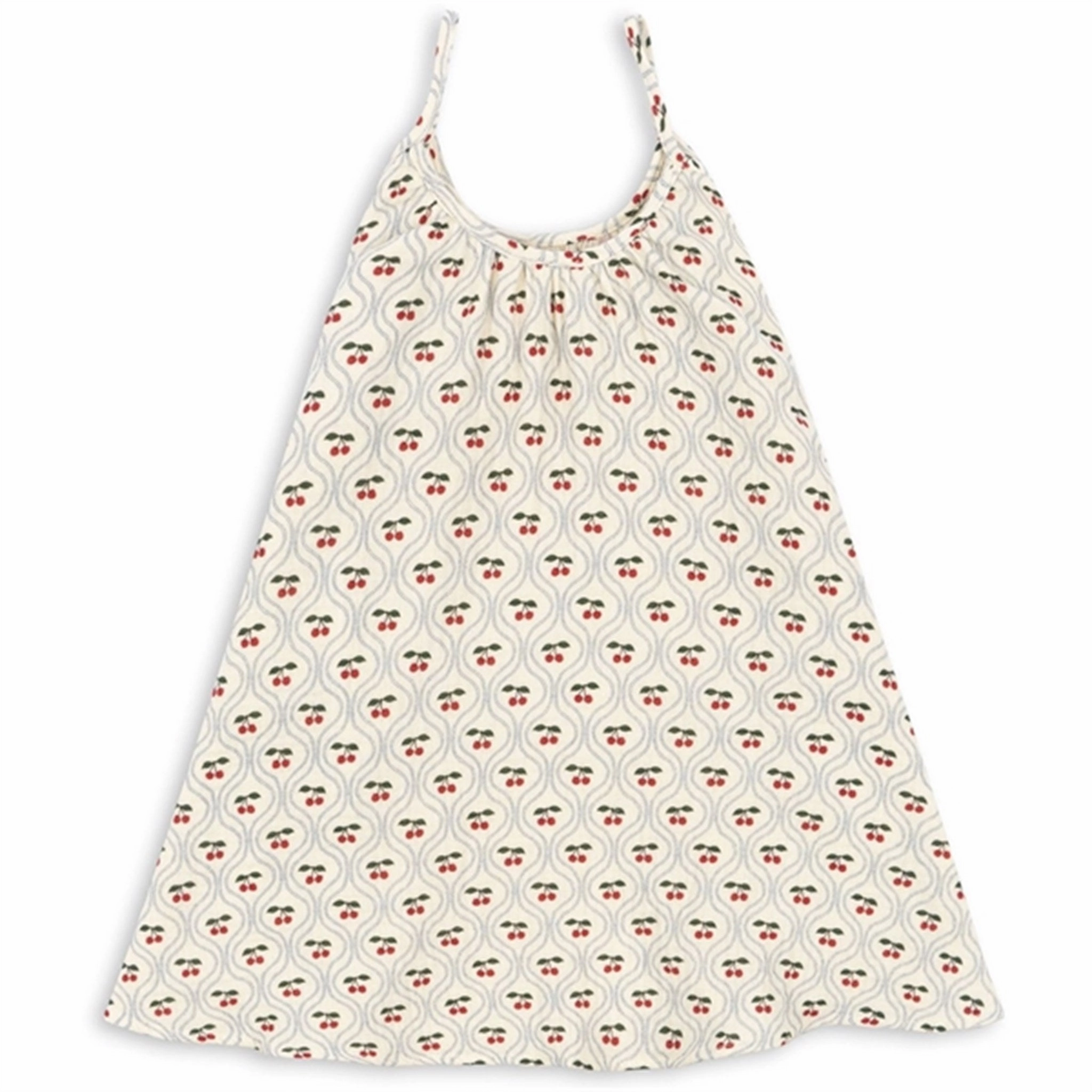 Knit Cool Lounge Moment Konges Sl?jd Cherry Motif Coco Strap Dress