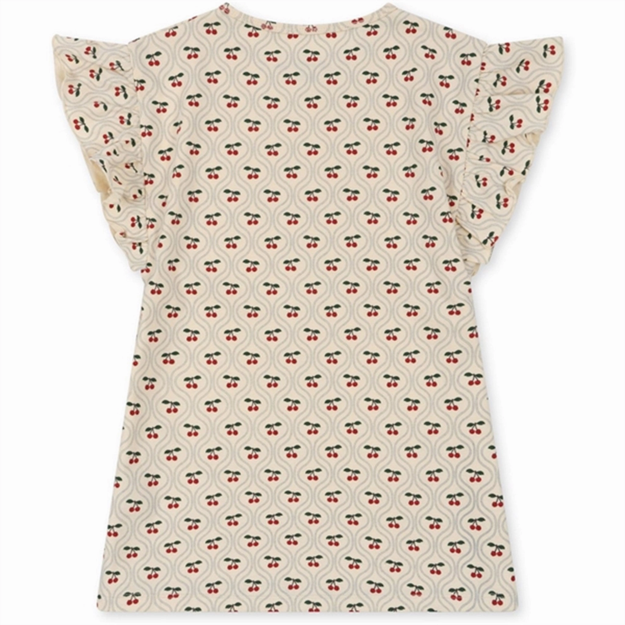 Natural Aesthetic Konges Sl?jd Cherry Motif Lin Dress