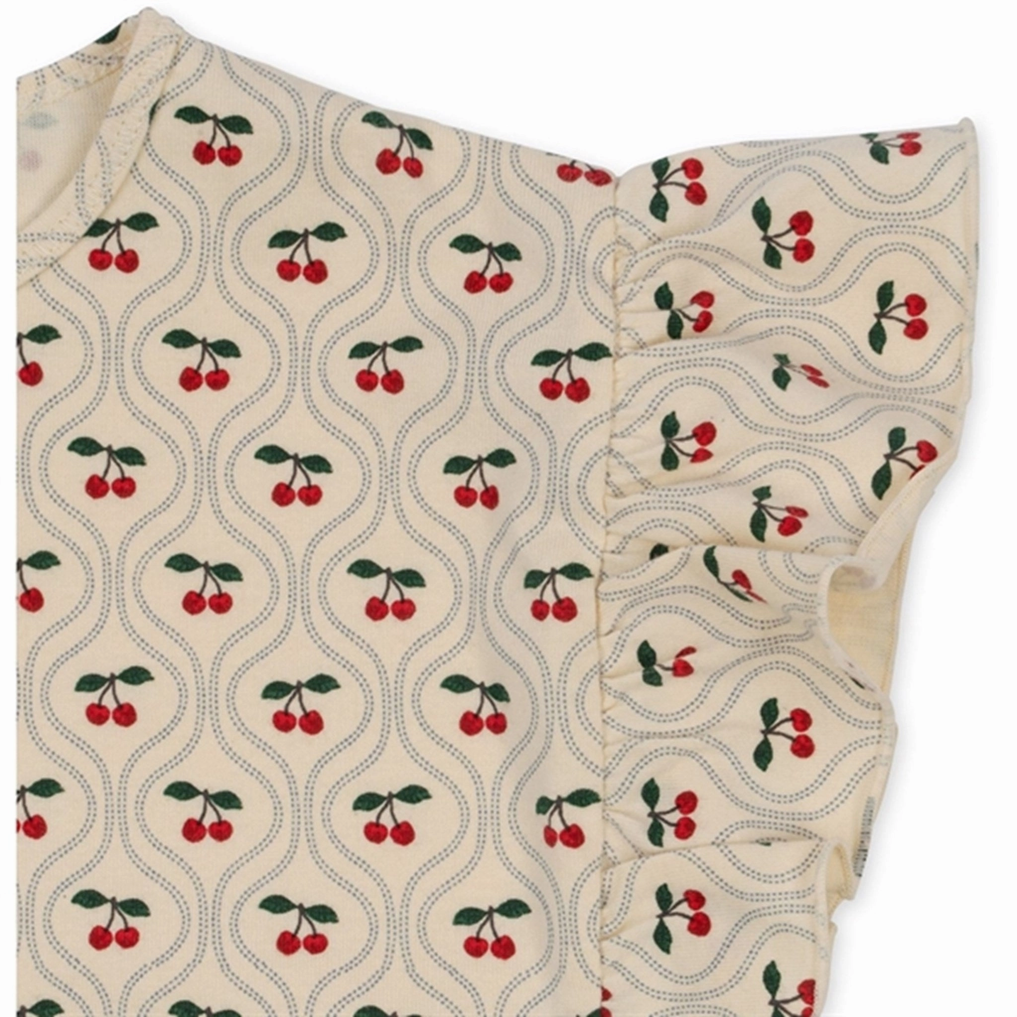 Konges Sl?jd Cherry Motif Lin Dress Body Positive Simplistic Mood