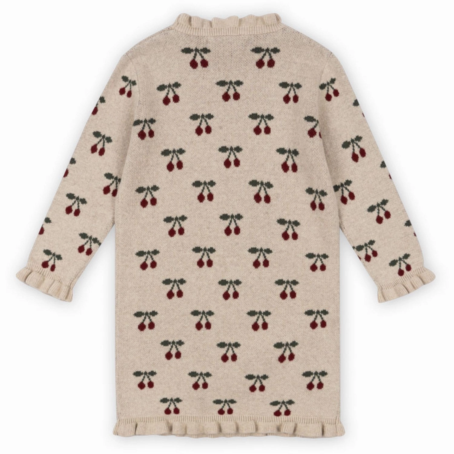 Refined Style Sleek Volume Konges Sl?jd Cherry Sika Knit Dress