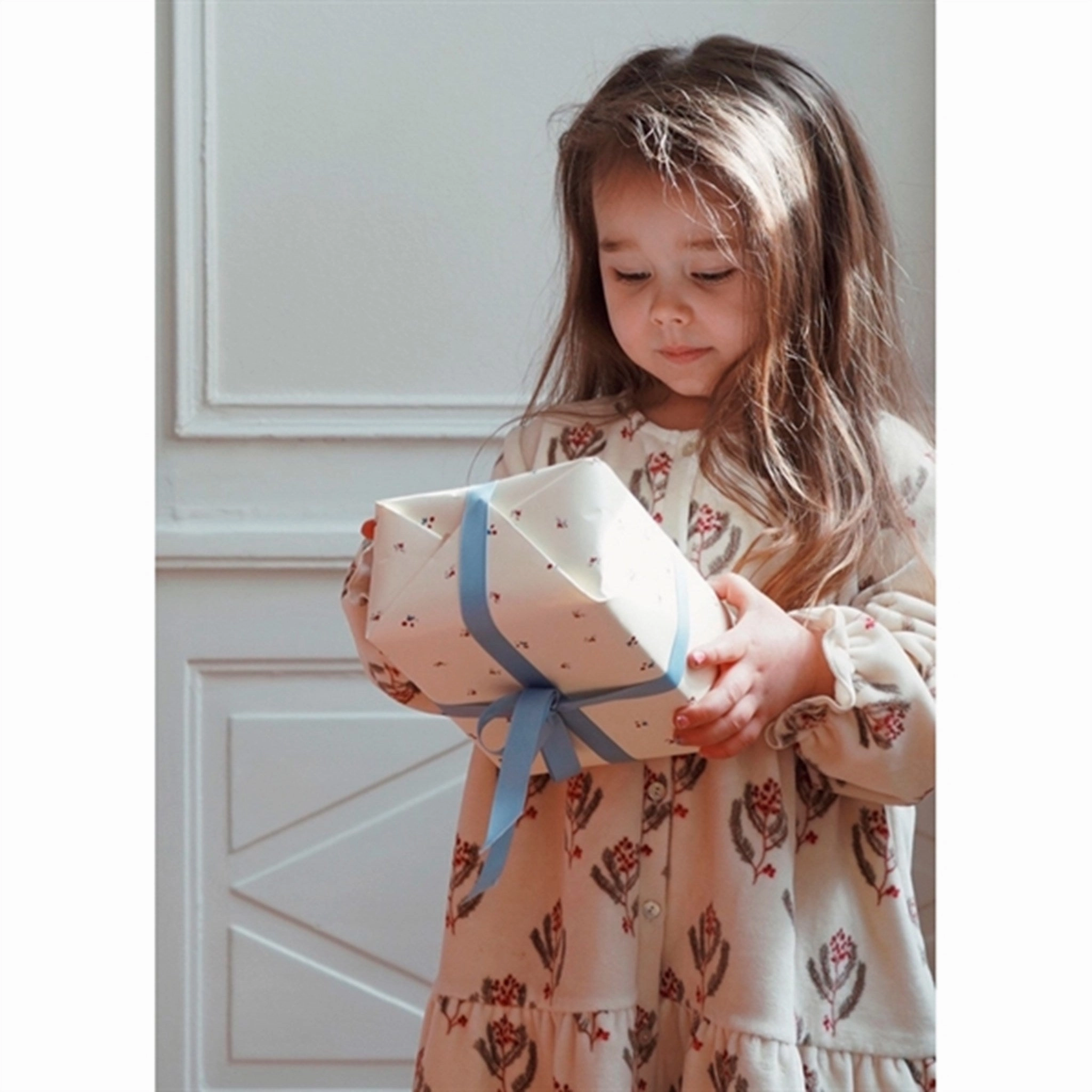 Pocket-Detail Konges Sl?jd Christmas Jolly Dress Christmas Vintage Flower