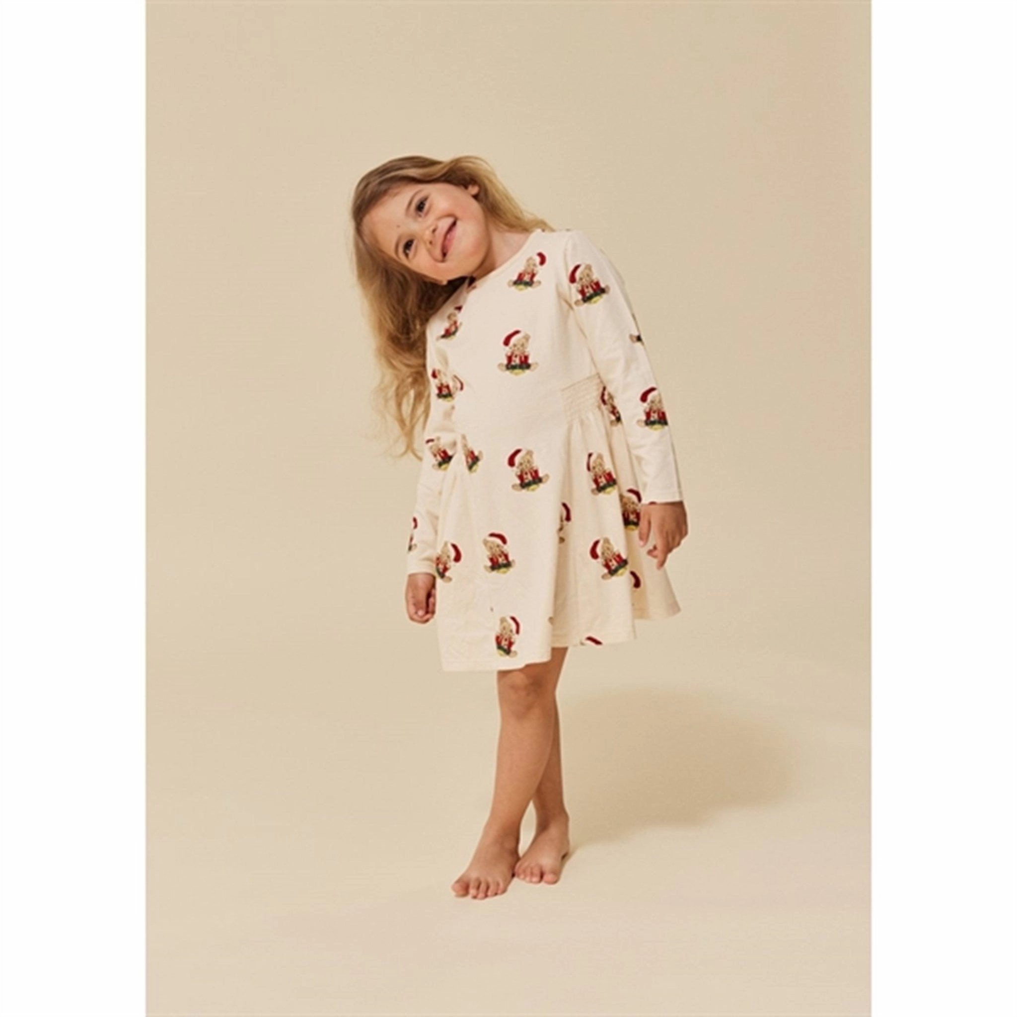 Modern Finish Konges Sl?jd Christmas Teddy Basic Dress