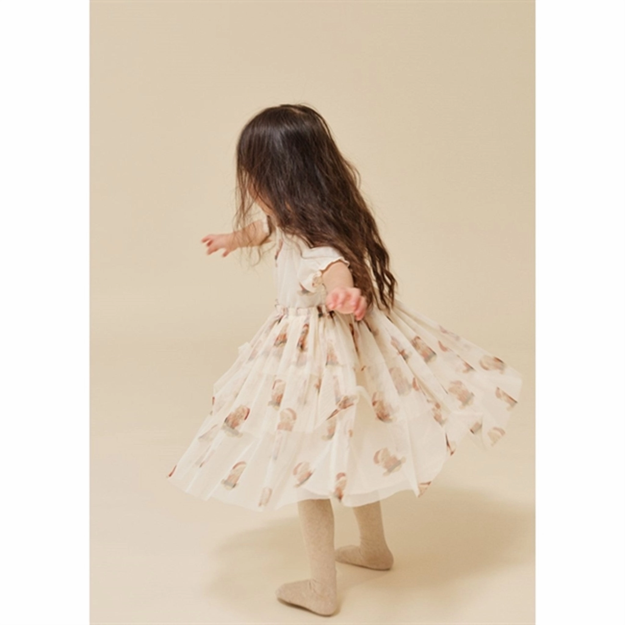 Konges Sl?jd Christmas Teddy Pow Dress Textured Surface Glamorous look