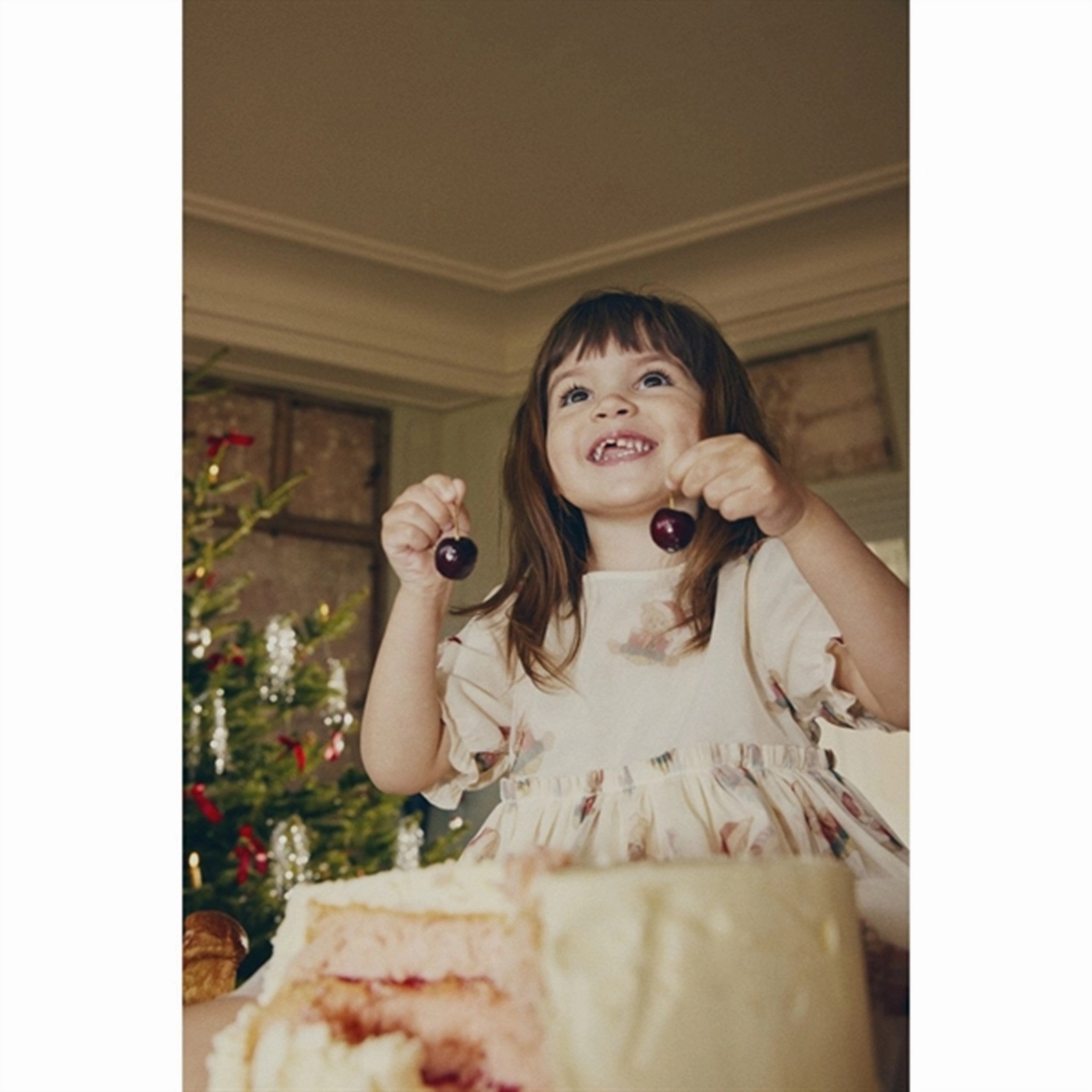 CrinkleResistantWeave Konges Sl?jd Christmas Teddy Pow Dress