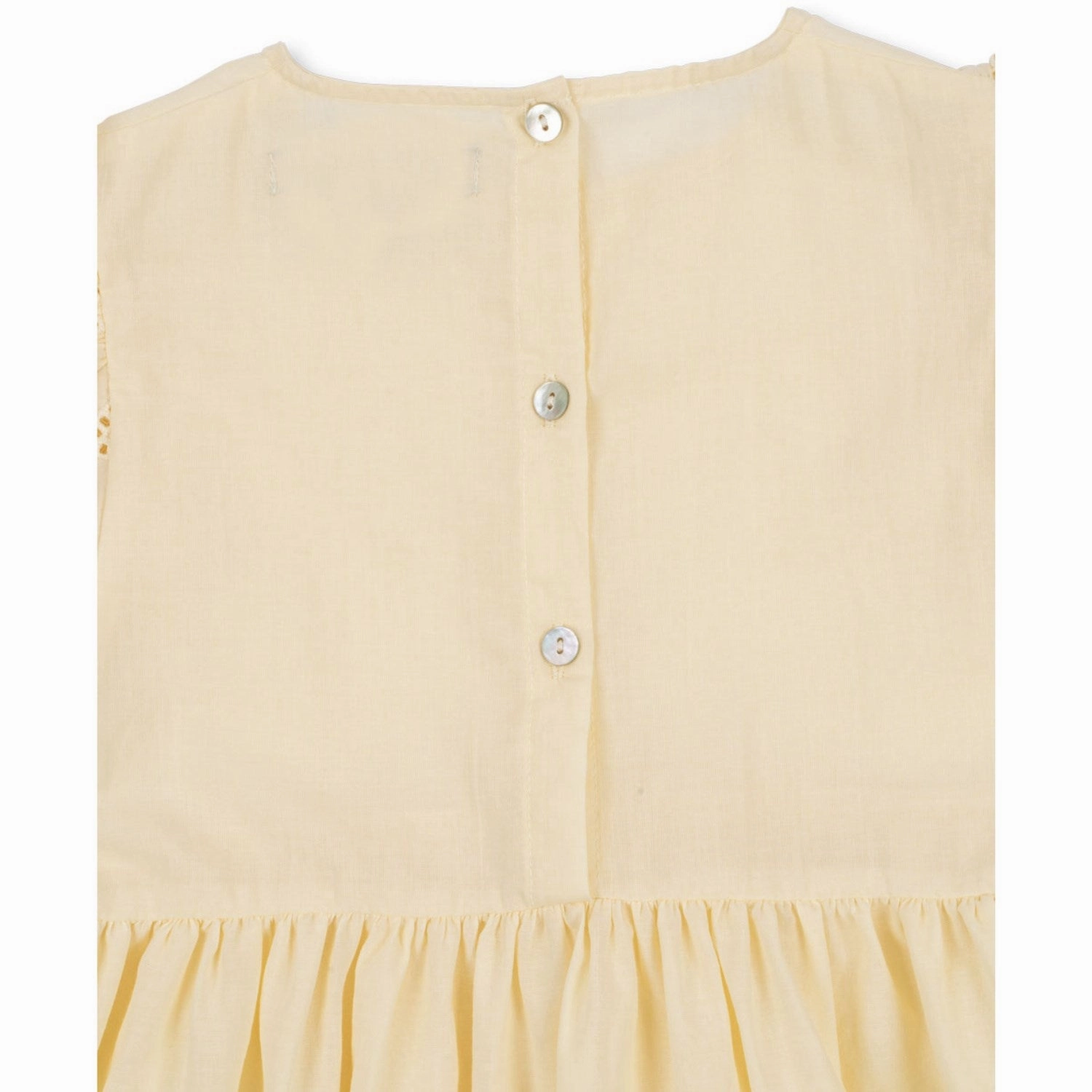 Back Glow Travel Style Konges Sl?jd Cloud Cream Posey Dress