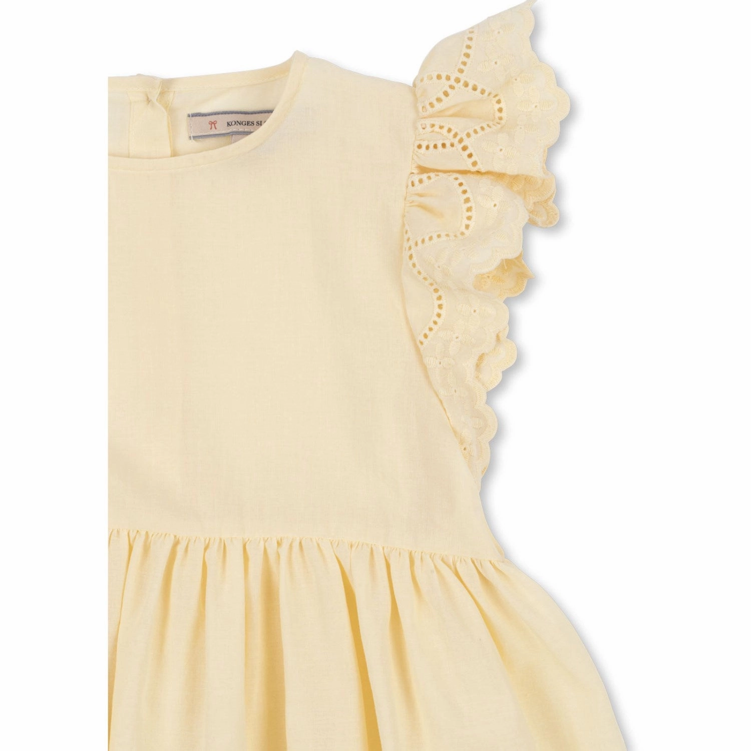 Konges Sl?jd Cloud Cream Posey Dress Flowing Fit Pastel Sky