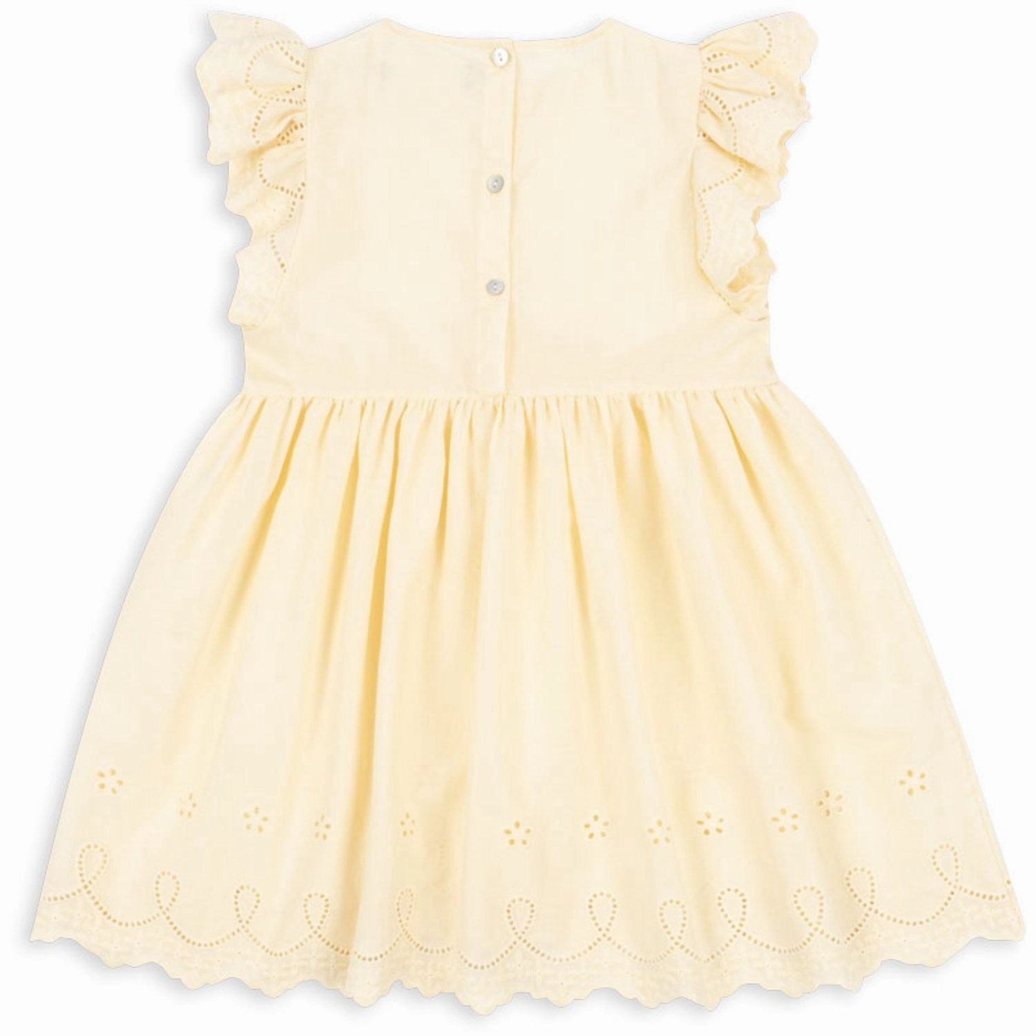 Konges Sl?jd Cloud Cream Posey Dress Light and Comfortable Wear Chic Comfort