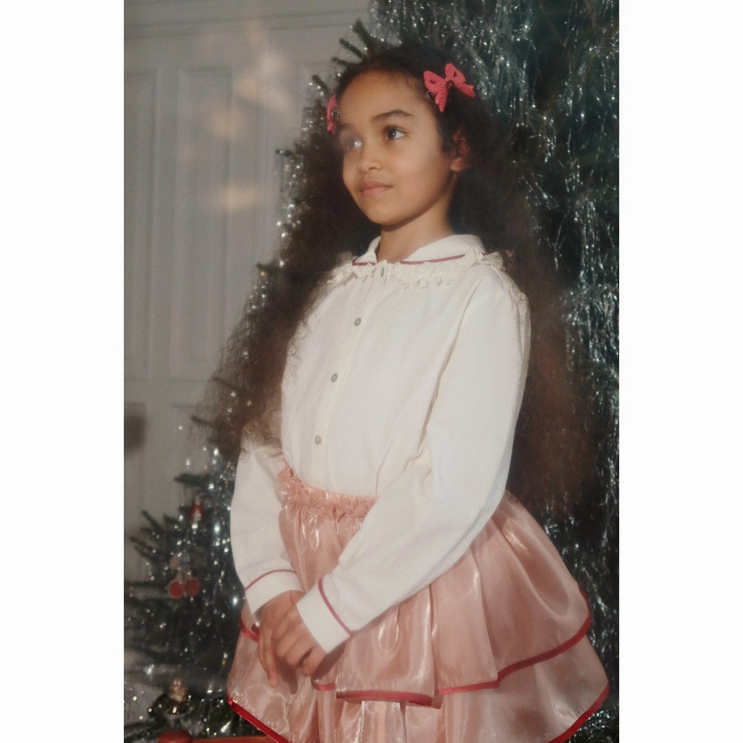 No Slip Shoulder Grip Konges Sl?jd Cloud Dancer Ria Shirt Gots