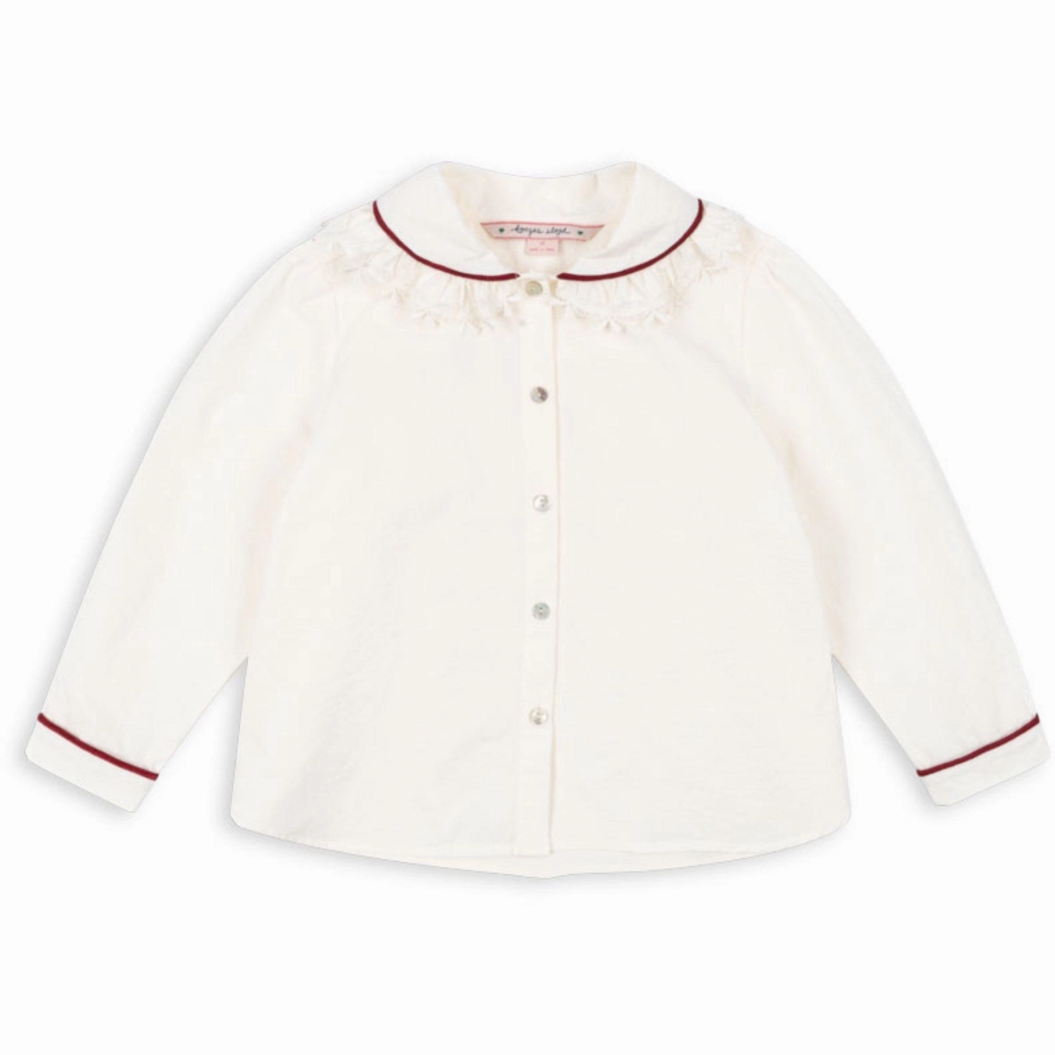 Konges Sl?jd Cloud Dancer Ria Shirt Gots Weekend Outfit