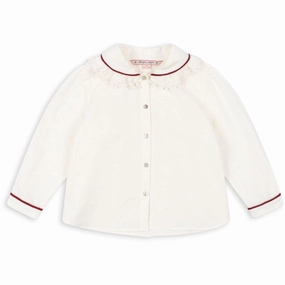 Konges Sl?jd Cloud Dancer Ria Shirt Gots Weekend Outfit