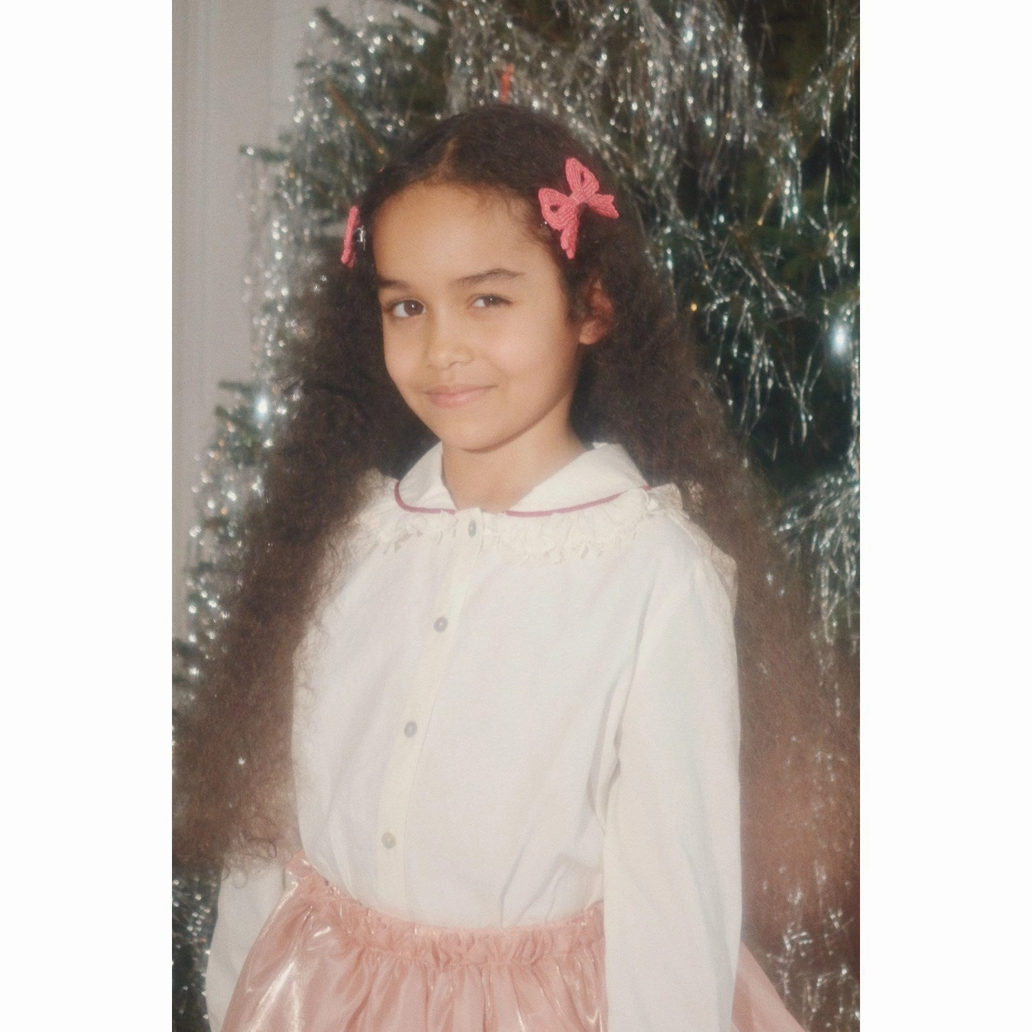 Konges Sl?jd Cloud Dancer Ria Shirt Gots Functional Wear Geometric Pattern