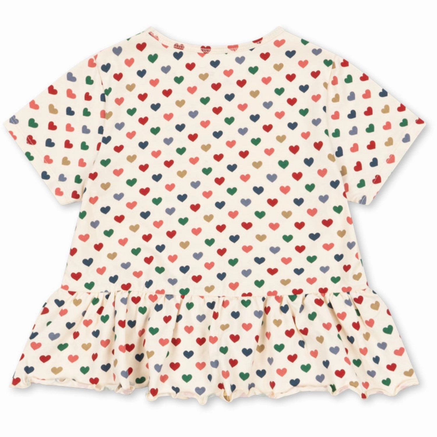 Playful Vibes Konges Sl?jd Coeur Color?? Basic Frill Tee Gots