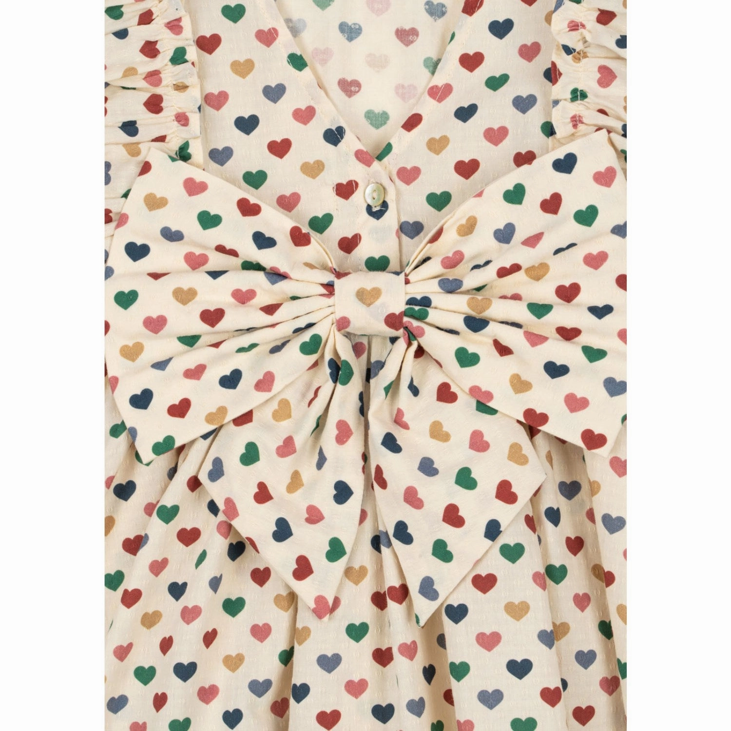 Konges Sl?jd Coeur Color?? Evia Bow Dress Gots Essential Layer Elegant Mood