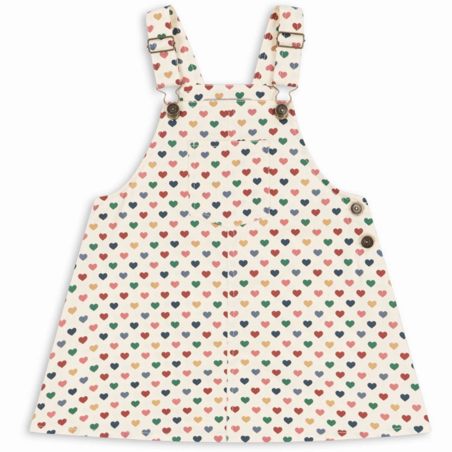 Pleat Breeze Konges Sl?jd Coeur Color?? Frankie Overall Dress Gots