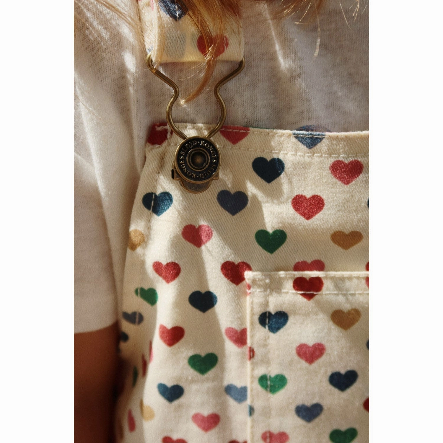 Konges Sl?jd Coeur Color?? Frankie Overall Dress Gots Golden Scene Calm Tone