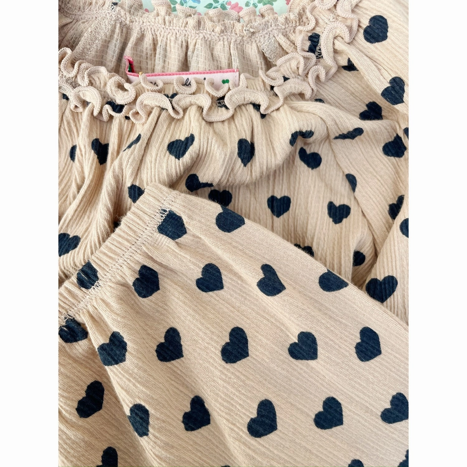 Chambray Fabric Konges Sl?jd Coeur Eclipse Chleo Blouse GOTS