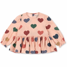 networking event Konges Sl?jd Coeur Rose Color?? Elin Blouse GOTS