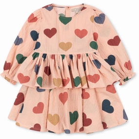 Konges Sl?jd Coeur Rose Color?? Elin Dress GOTS Move Easy