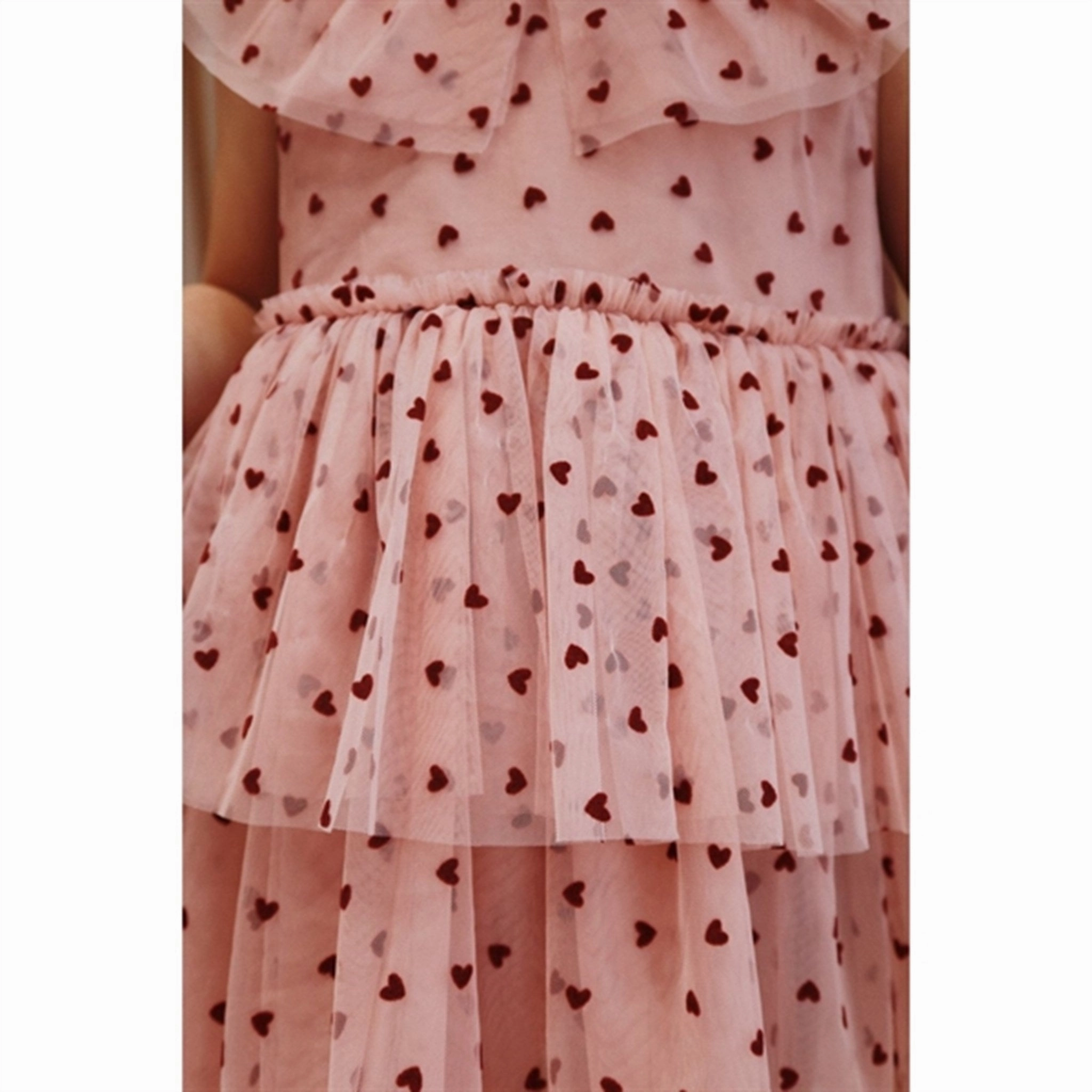 Konges Sl?jd Coeur Veludo Dress Neutral Flow Tonal-Stitching