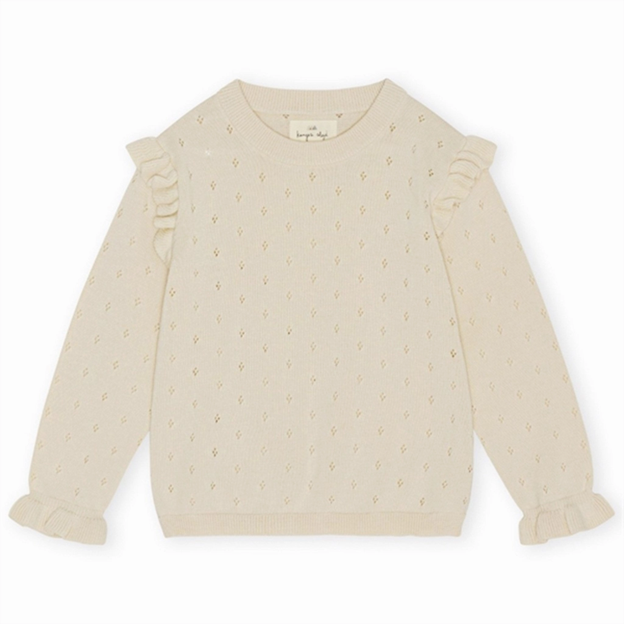 Konges Sl?jd Creme Luella Blouse Embroidered Logo