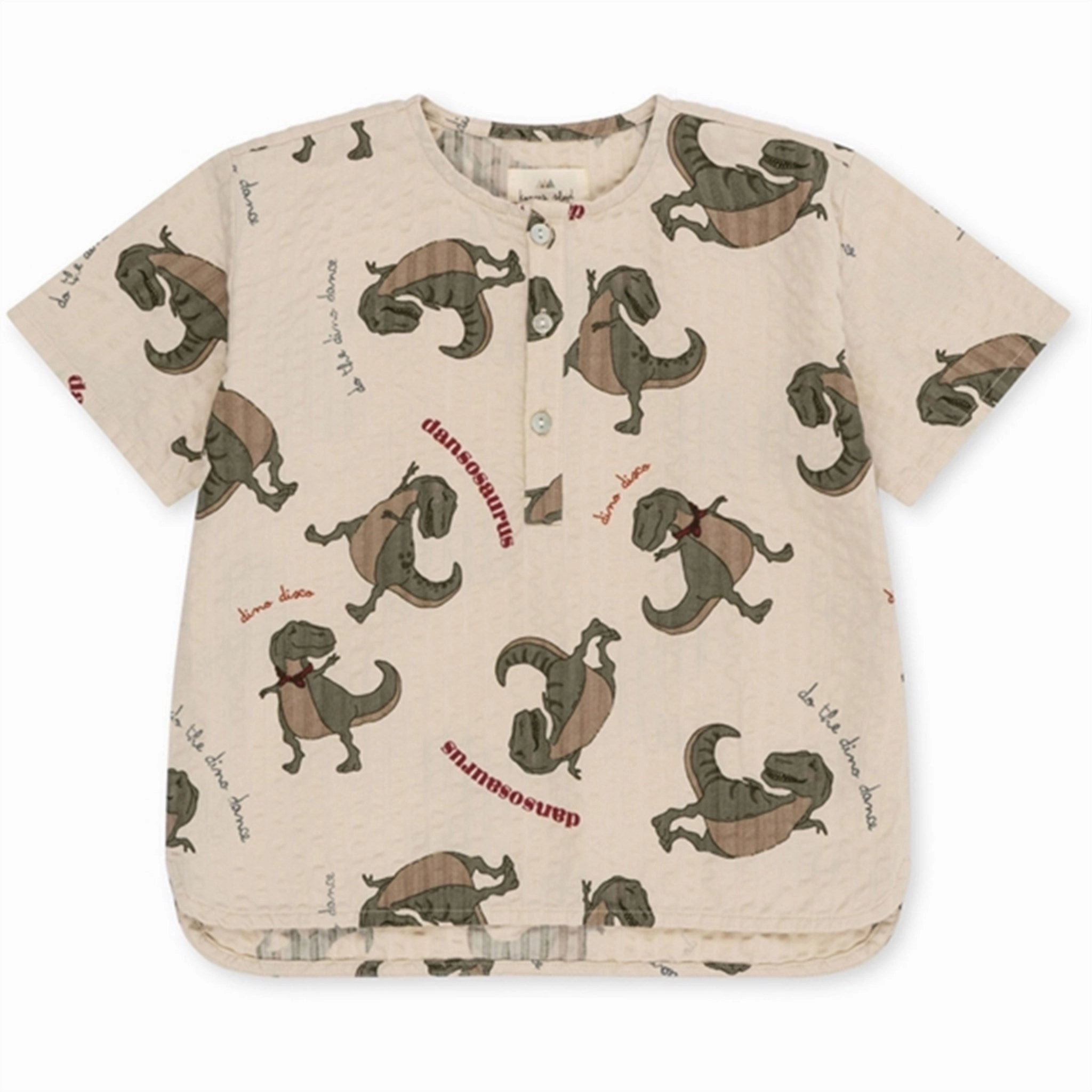 Konges Sl?jd Dansosaurus Ace Shirt Button front youth trend